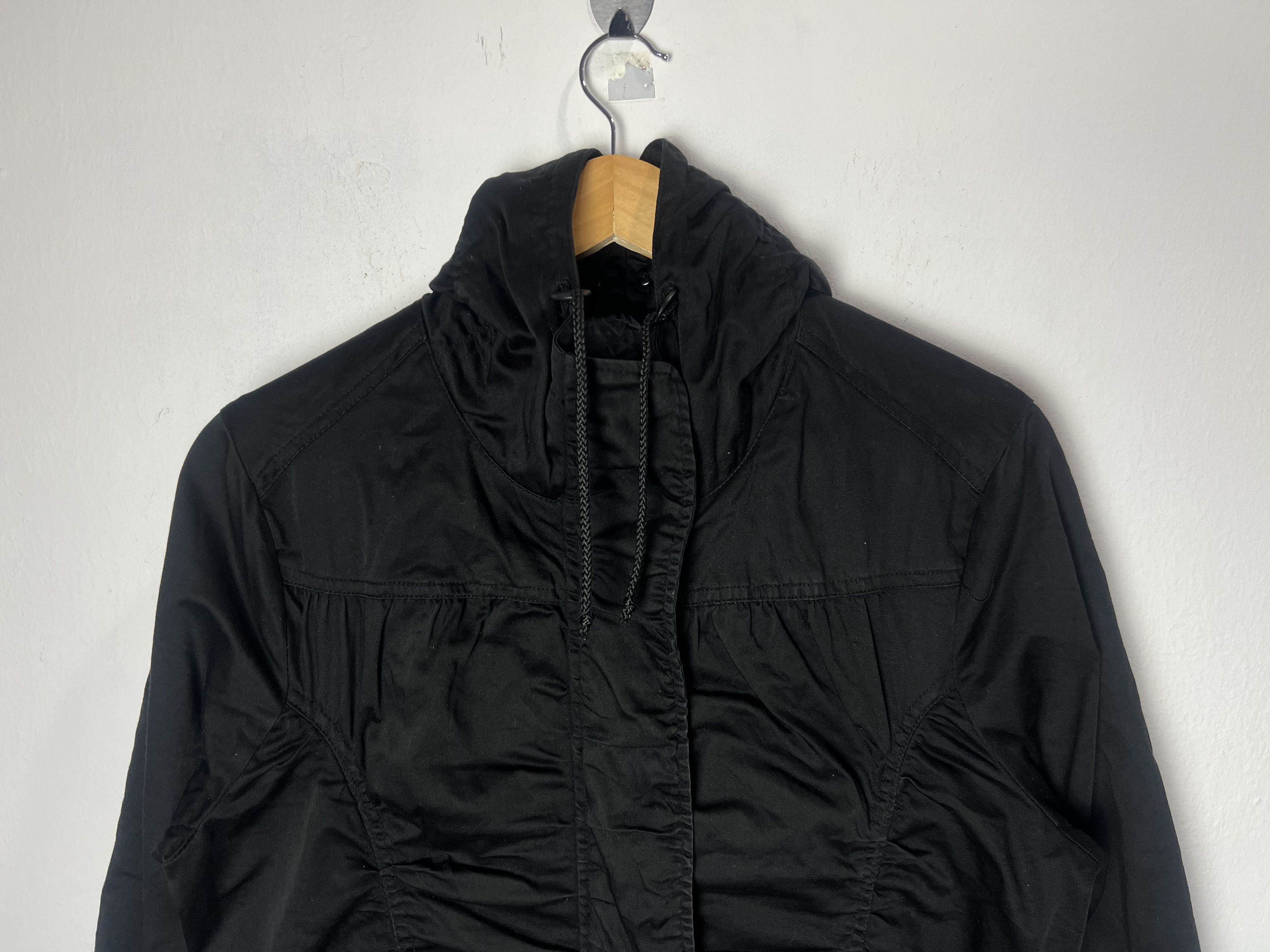 14th Addiction Meubles De Monde Shirring Puckering Cinched Hooded Jacket Size US M / EU 48-50 / 2 - 3 Thumbnail