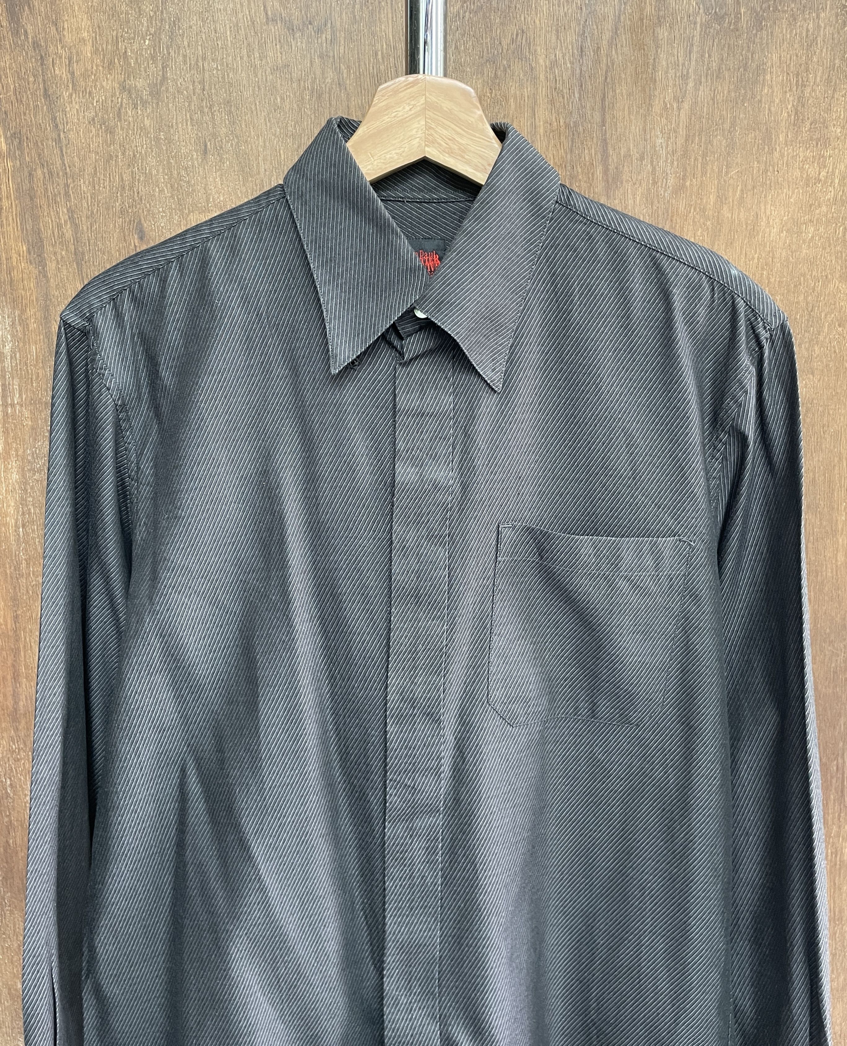 Jean Paul Gaultier Classic Black Shirt Jean Paul Gaultier Size US M / EU 48-50 / 2 - 2 Thumbnail