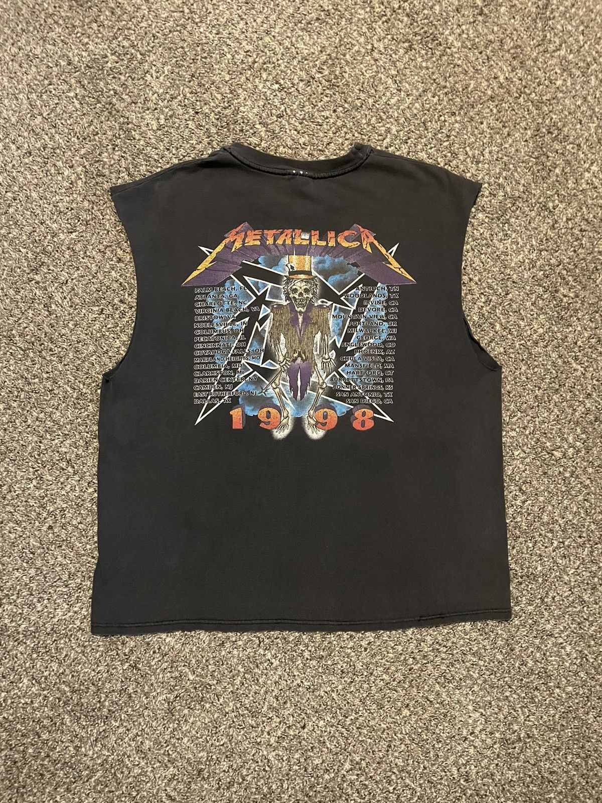 Band Tees × Metallica × Vintage 1998 Metallica Poor Retouring Me vintage shirt Size US XL / EU 56 / 4 - 2 Thumbnail