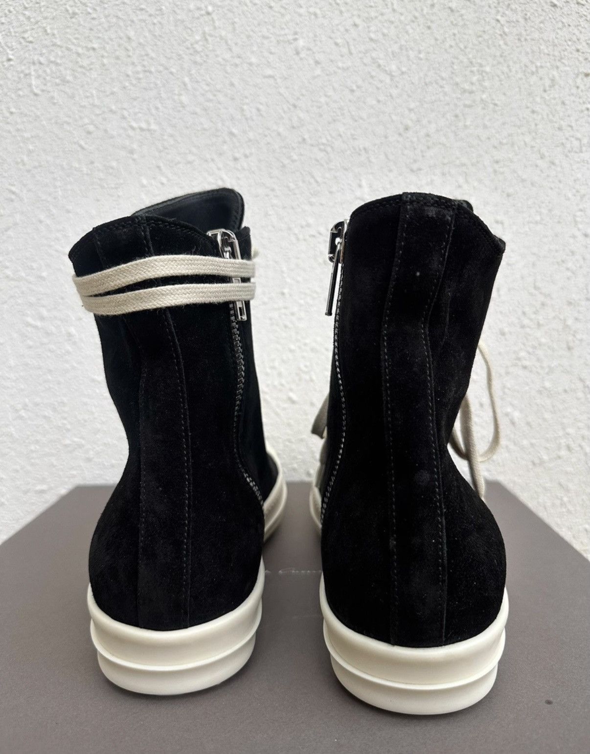 Rick Owens Rick Owens New Edition High-Top Sneakers Rare Suede Leather Size US 7 / EU 40 - 6 Thumbnail