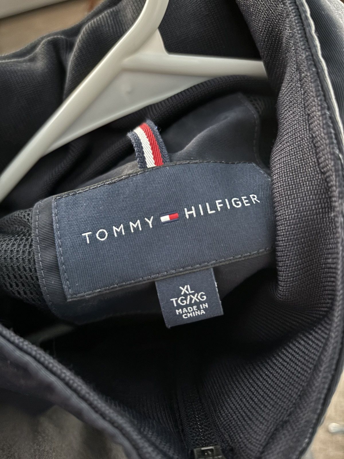 Tommy Hilfiger Tommy Hilfiger Navy Bomber Jacket Size US XL / EU 56 / 4 - 4 Thumbnail