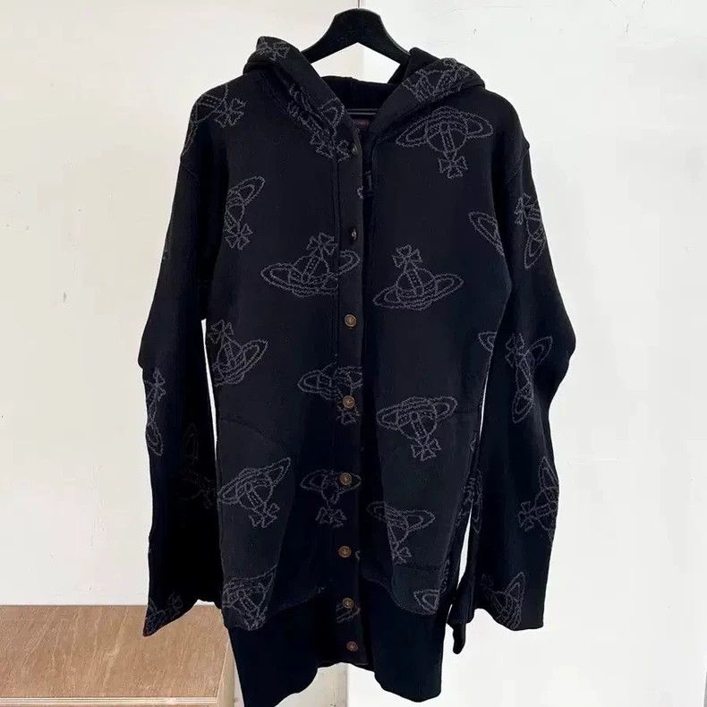 Vivienne Westwood Full printed cat paw sleeve hoodie