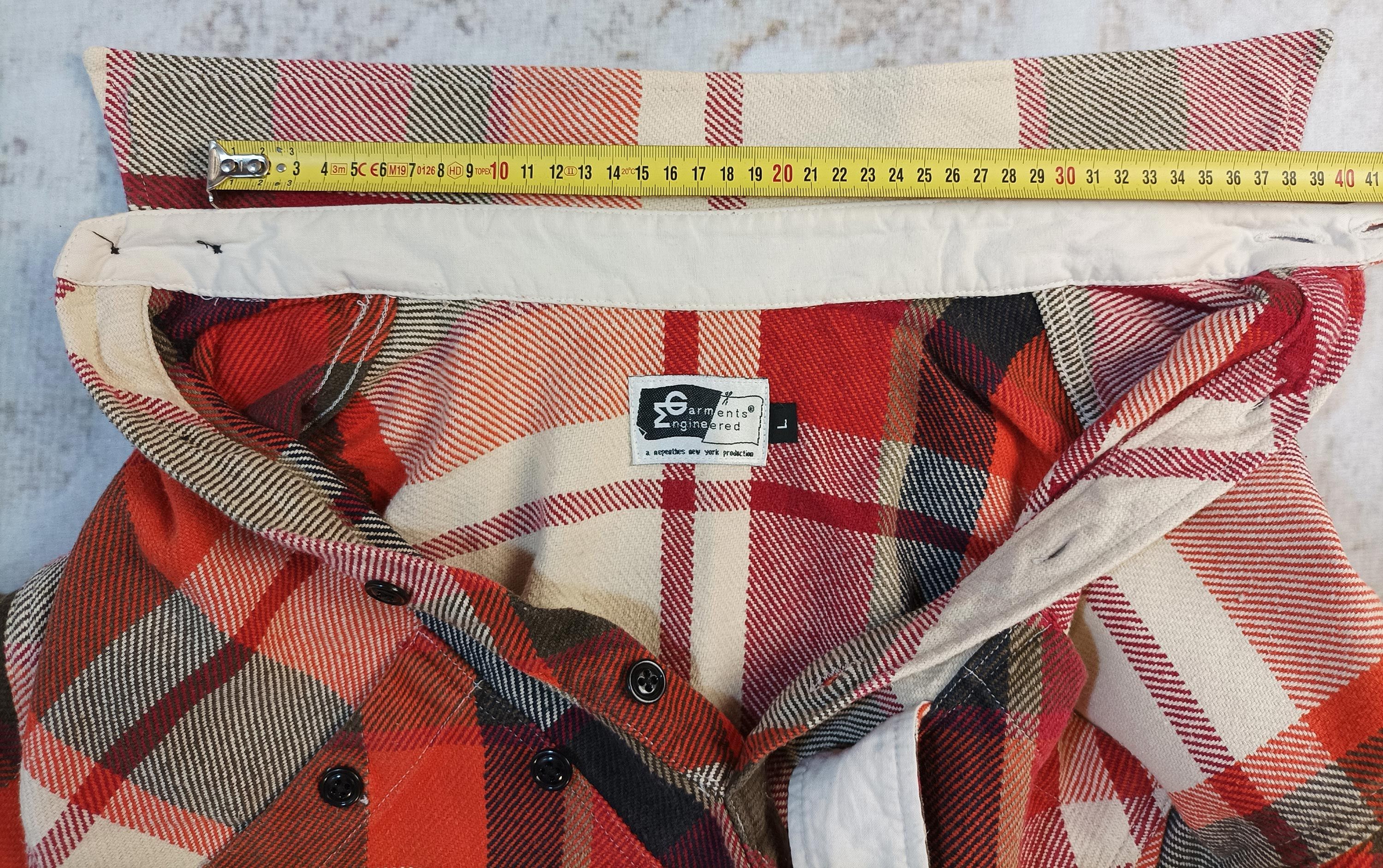 Engineered Garments Engineered Garments USA Heavyweight Flannel Pullover Shirt L Size US L / EU 52-54 / 3 - 4 Thumbnail