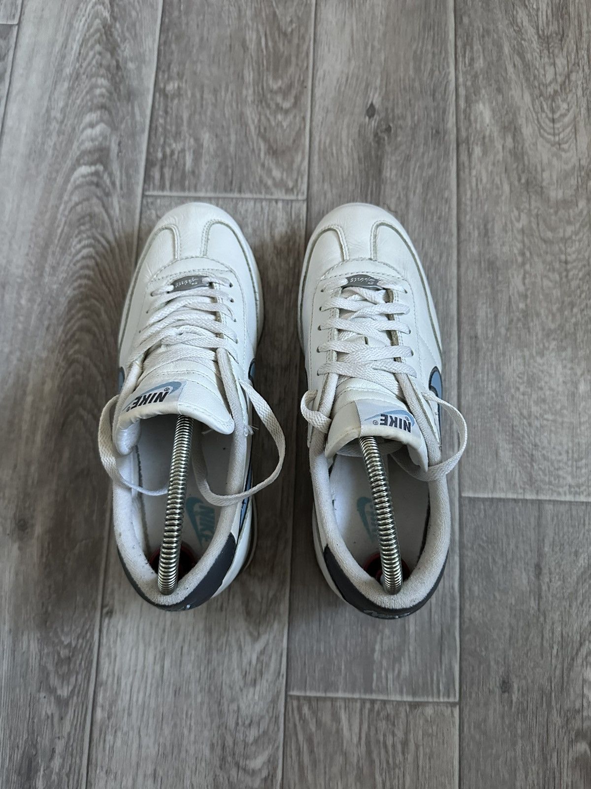 Nike × Vintage Nike Vintage Cortez Sneakers 40,5 26cm Blue White rare Size US 9 / EU 42 - 8 Thumbnail