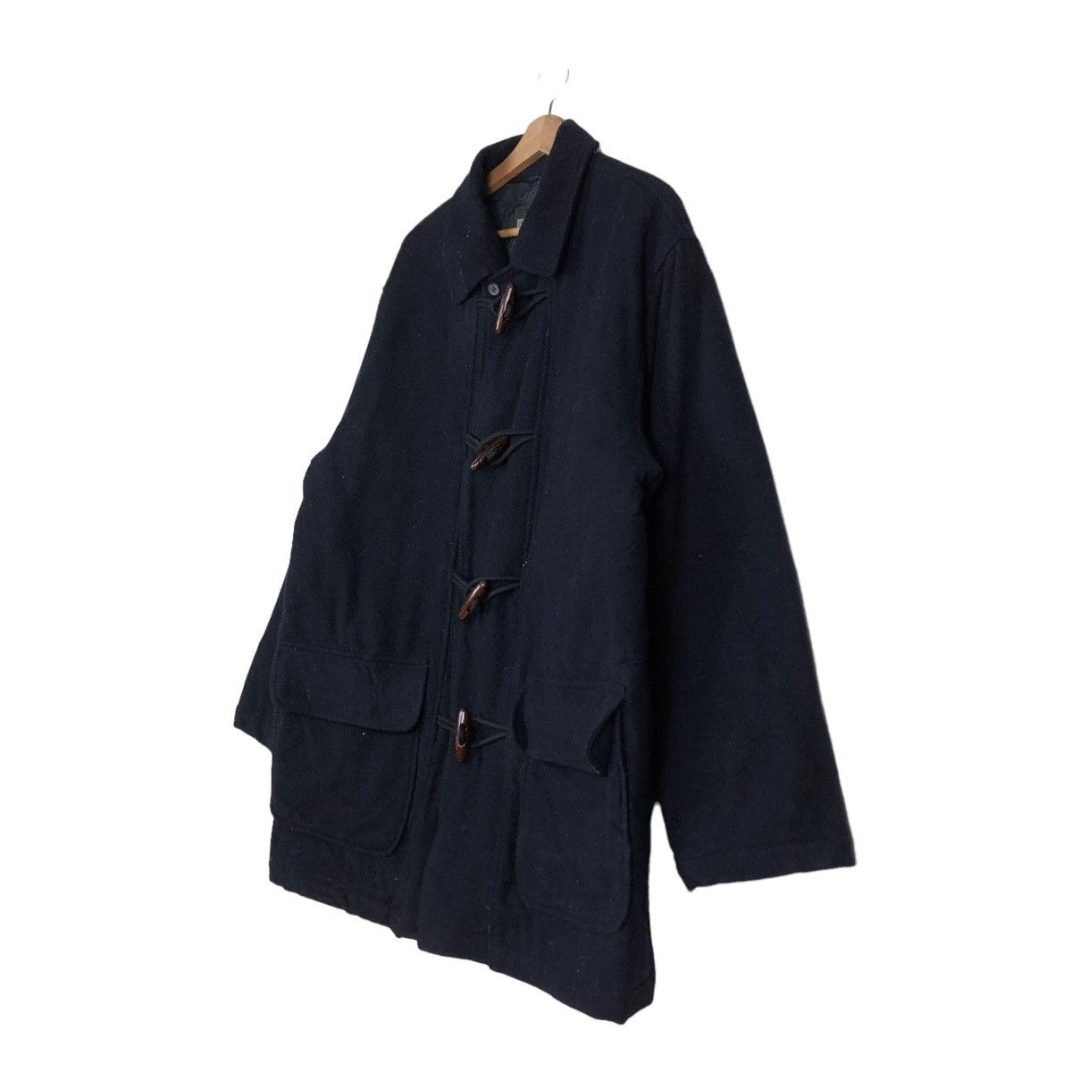 Japanese Brand 🔥Wool Heavy Jacket Wood Button Uniqlo Japan Issey Miyake Size US L / EU 52-54 / 3 - 2 Thumbnail