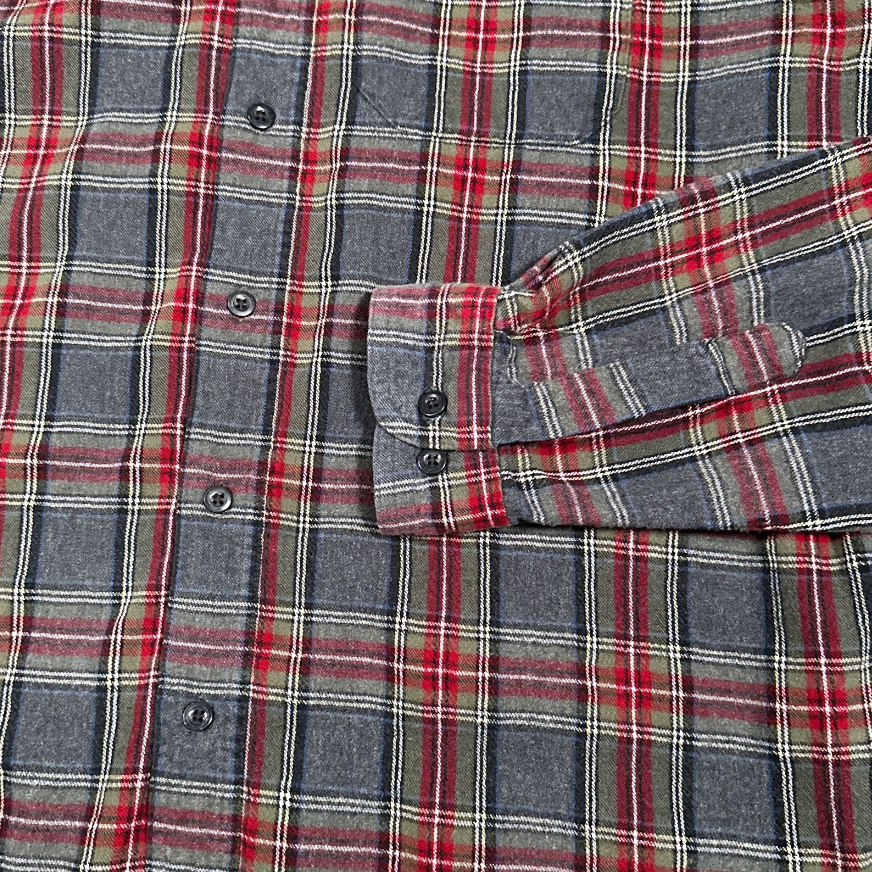 Vintage VINTAGE L.L. Bean Flannel Shirt Adult Large Red Gray Plaid Traditional Fit Button-Up Classic Outdoor Mens Size US L / EU 52-54 / 3 - 4 Thumbnail