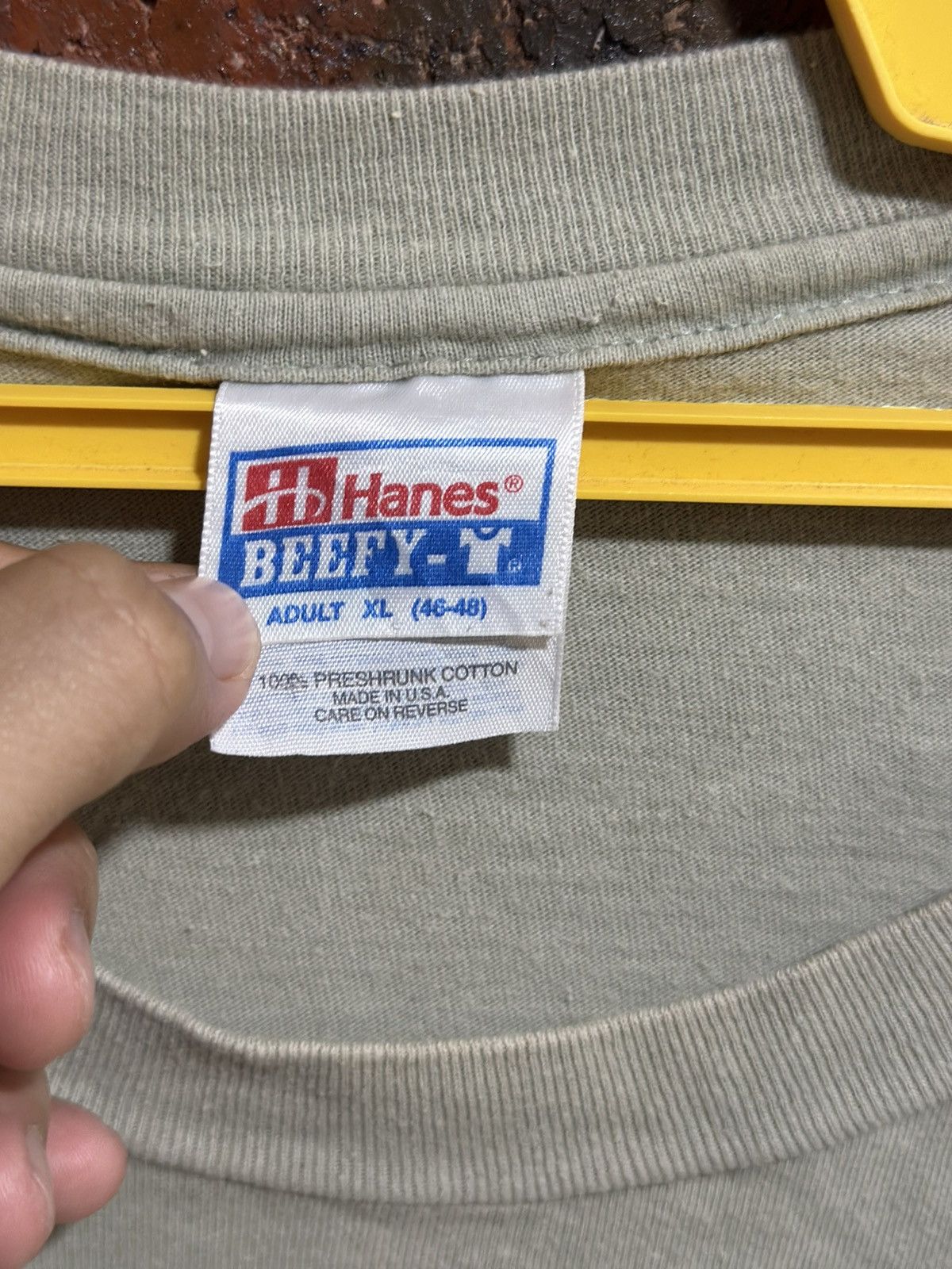 Hanes × Vintage Vintage Polera Burton Mns Ski-Board Faded Tee Size US XL / EU 56 / 4 - 4 Thumbnail