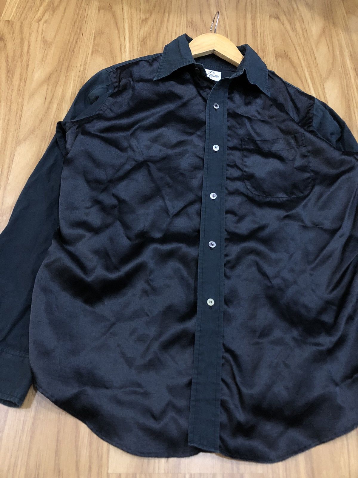 Needles Needles Rebuild Black Half Satin Button Up Shirt Size US S / EU 44-46 / 1 - 17 Thumbnail