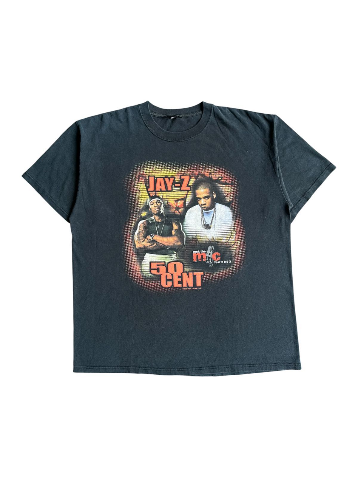 Rap Tees 2003 Jay Z ft 50 Cent Raptees Size US XL / EU 56 / 4 - 1 Thumbnail