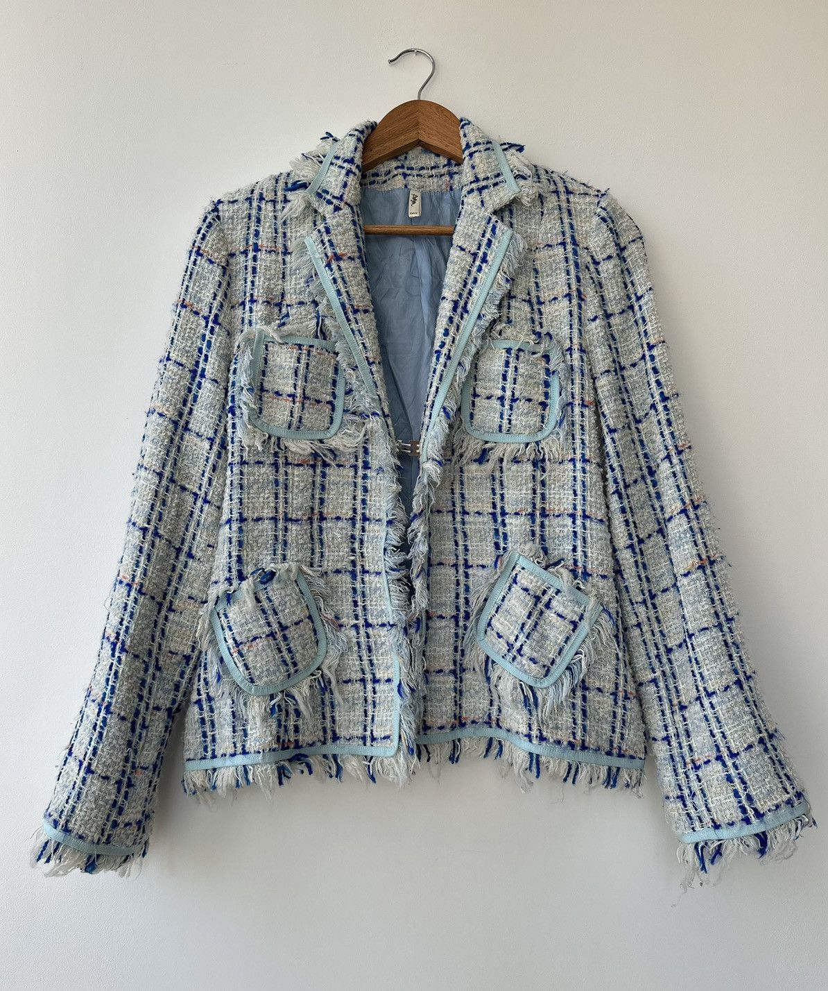 Elisa Cavaletti Bottega Elisa Cavaletti Italy Jacket Blazer Wool Alpaca L Size L / US 10 / IT 46 - 1 Thumbnail