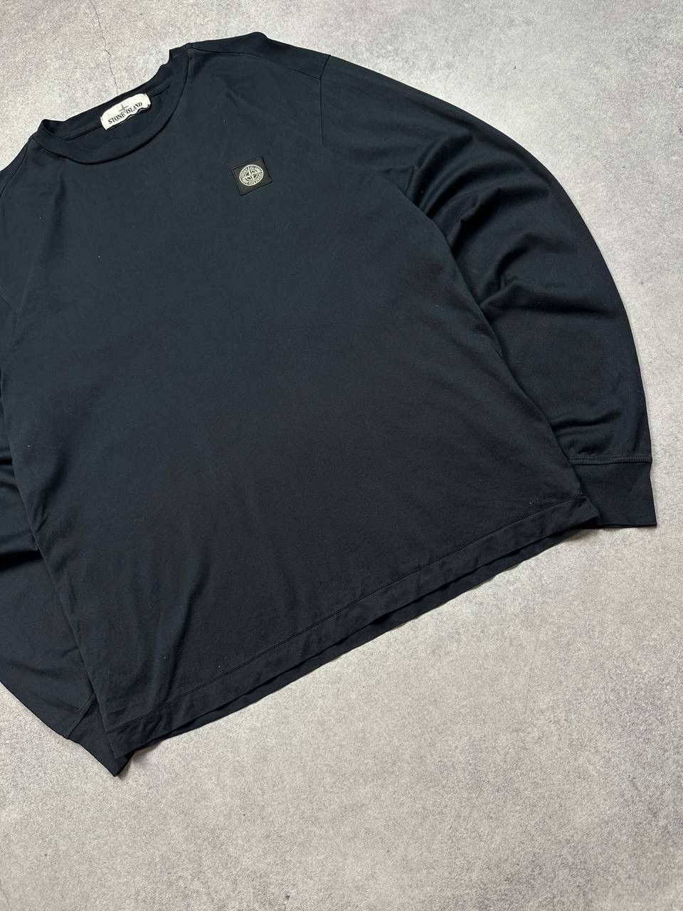 Stone Island Vintage Stone Island Black Longsleeve, Size L – Classic 90s Size US L / EU 52-54 / 3 - 3 Thumbnail