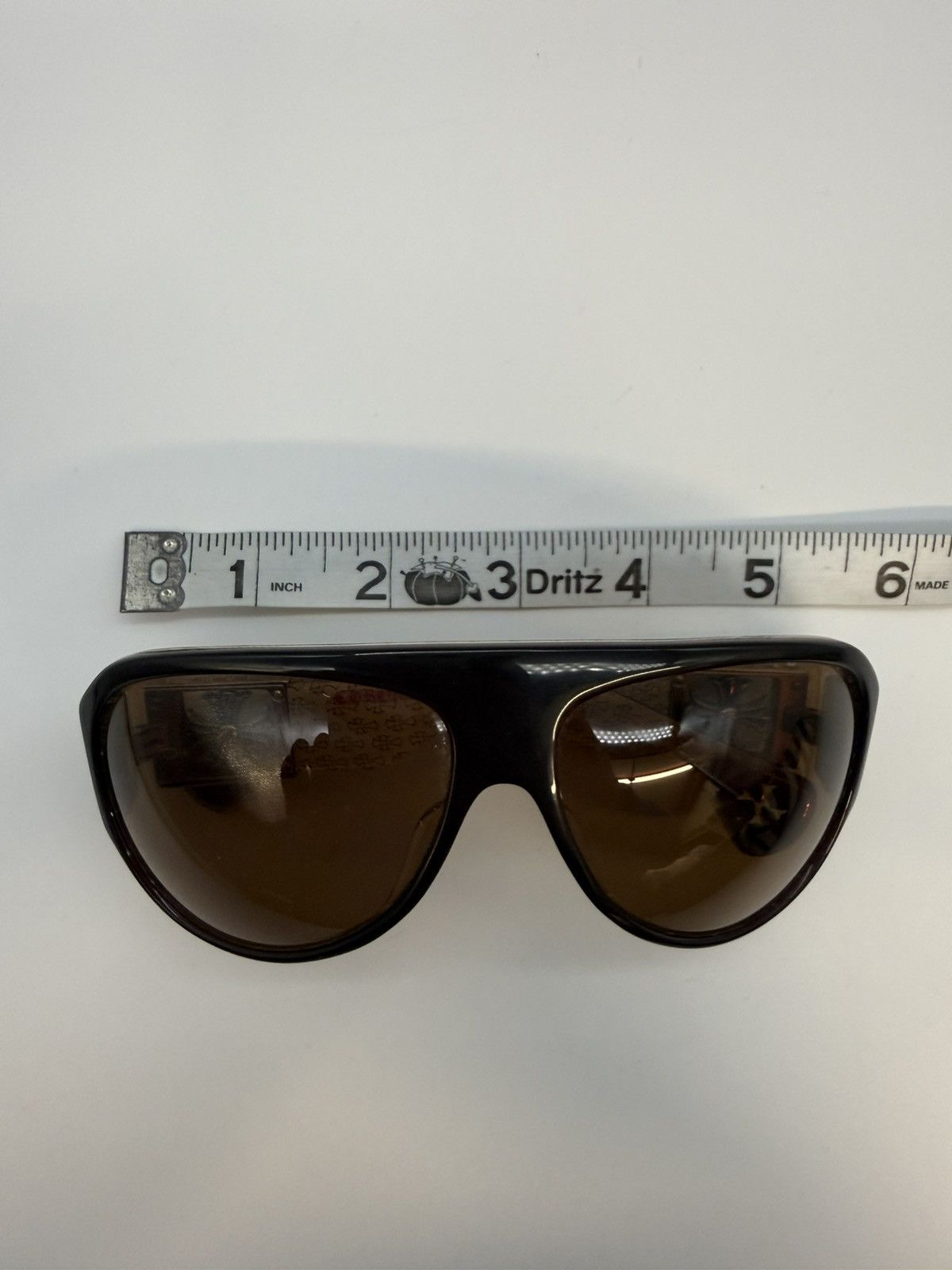 Chrome Hearts Chrome Hearts "FUCK YOU" Aviator Sunglasses – Cross Print Size ONE SIZE - 24 Thumbnail