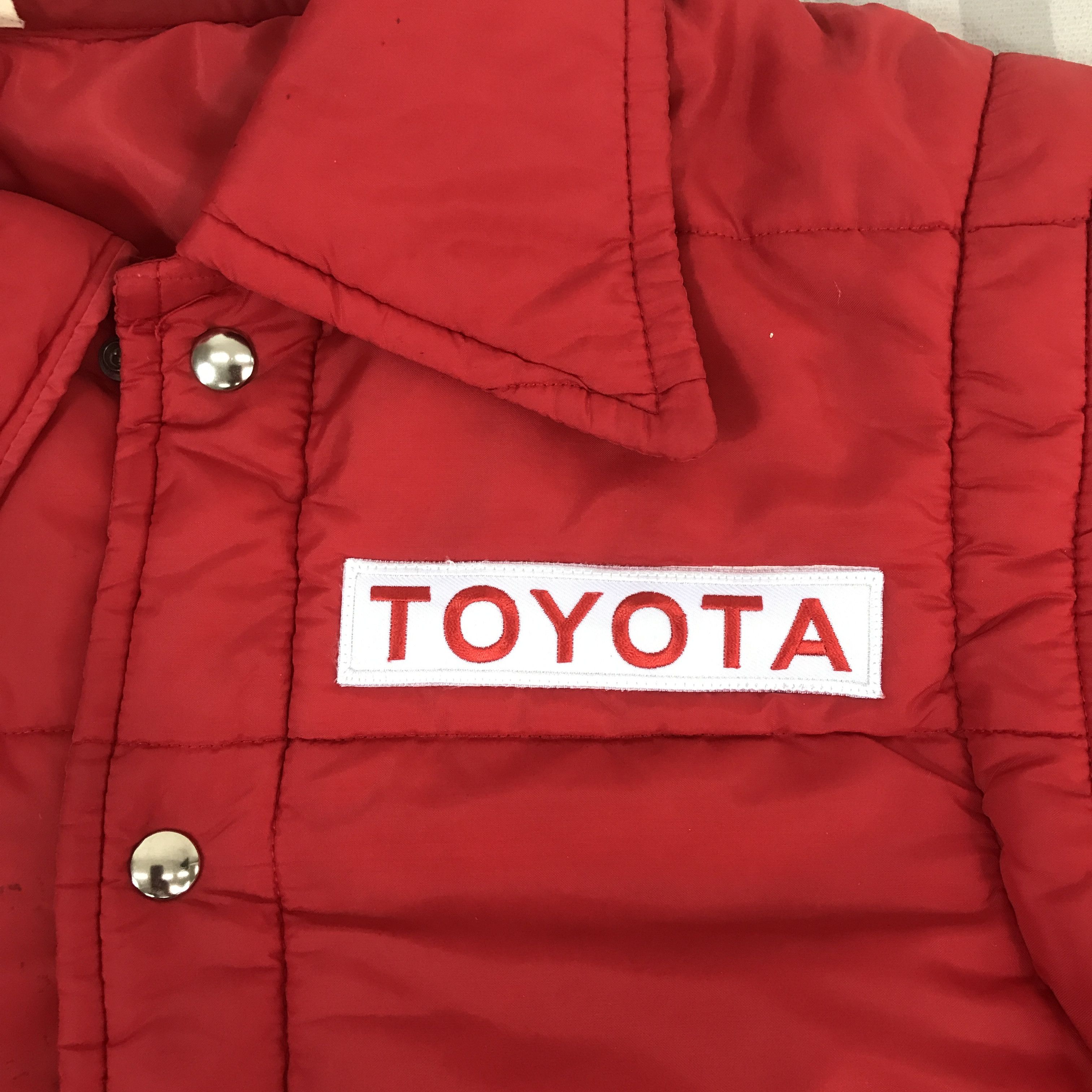Japanese Brand Vintage Toyota Racing quilted style custom Jacket Size US L / EU 52-54 / 3 - 9 Thumbnail
