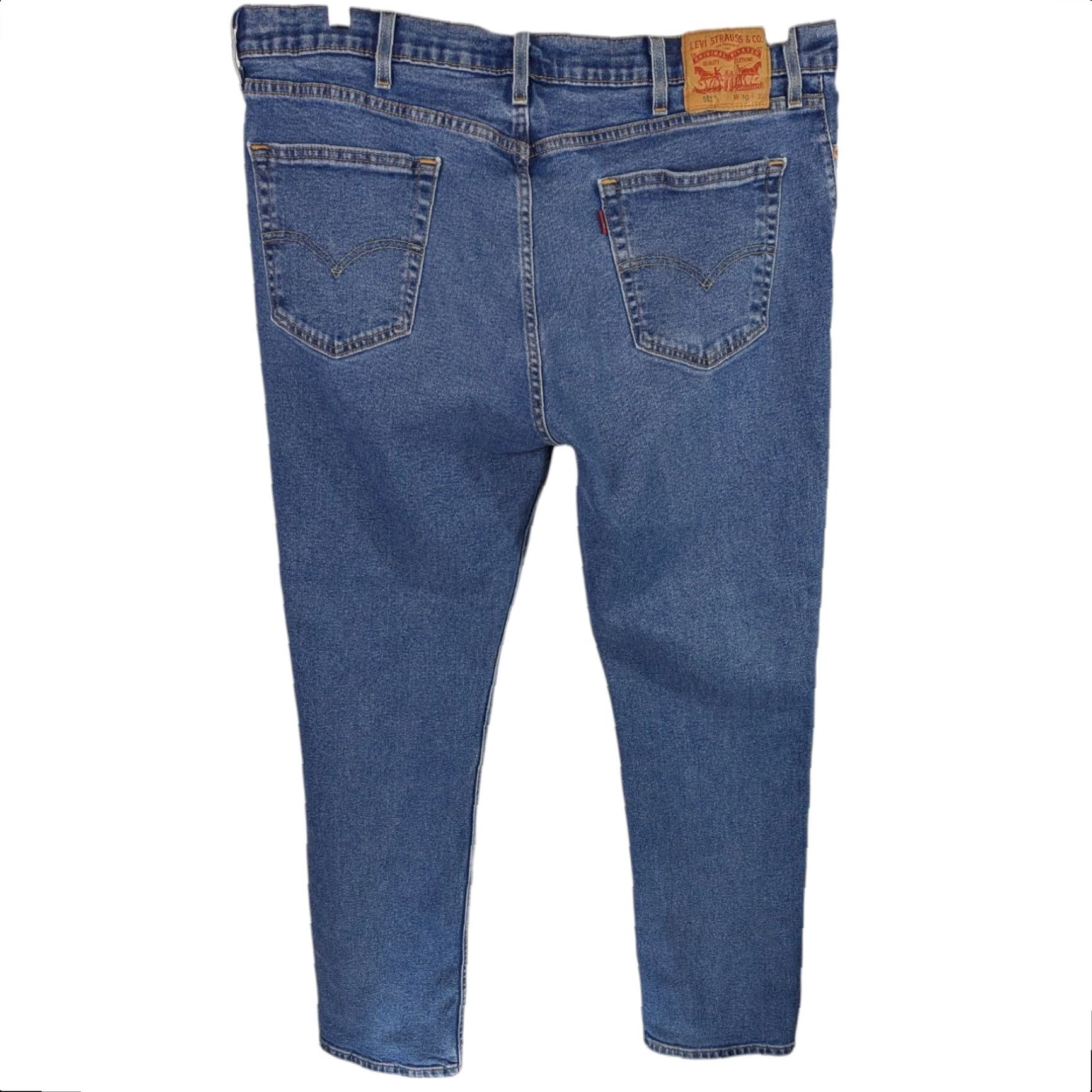 Levi's 511 Jeans Men Slim Fit 40x32 Medium Wash Denim Hipster Logo