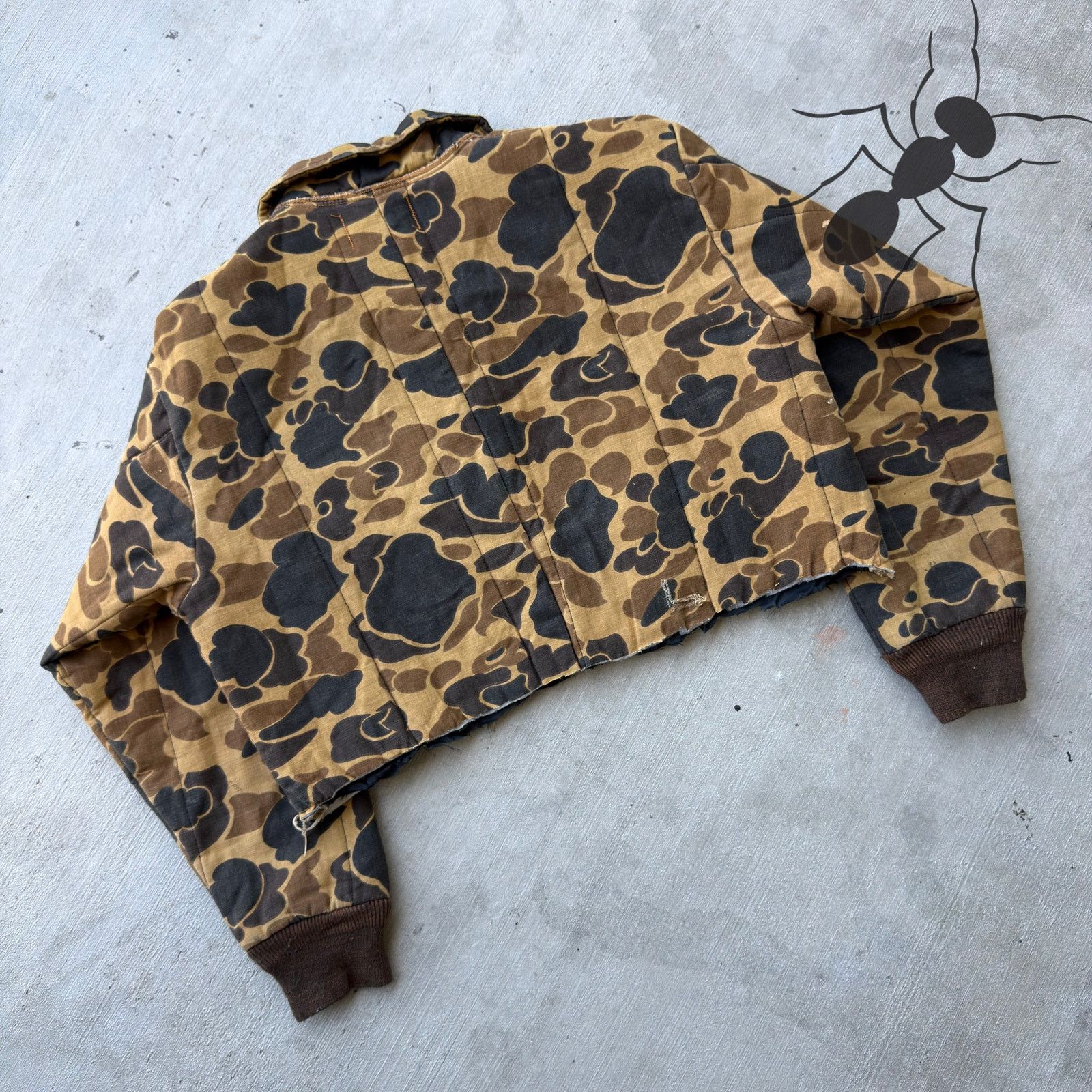 Vintage Duck Camo cropped work wear jacket Size US M / EU 48-50 / 2 - 7 Thumbnail