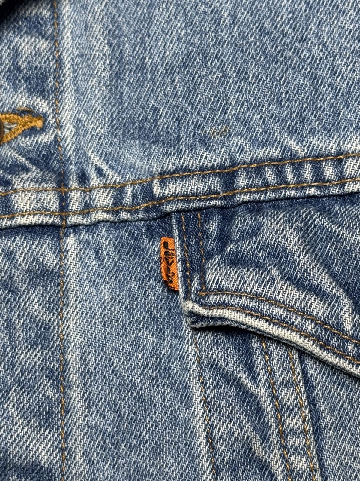 Levi's Vintage Clothing Vintage 90s Levi’s Orange Tab Denim Jacket Sydney Sweeney Size US XL / EU 56 / 4 - 3 Thumbnail