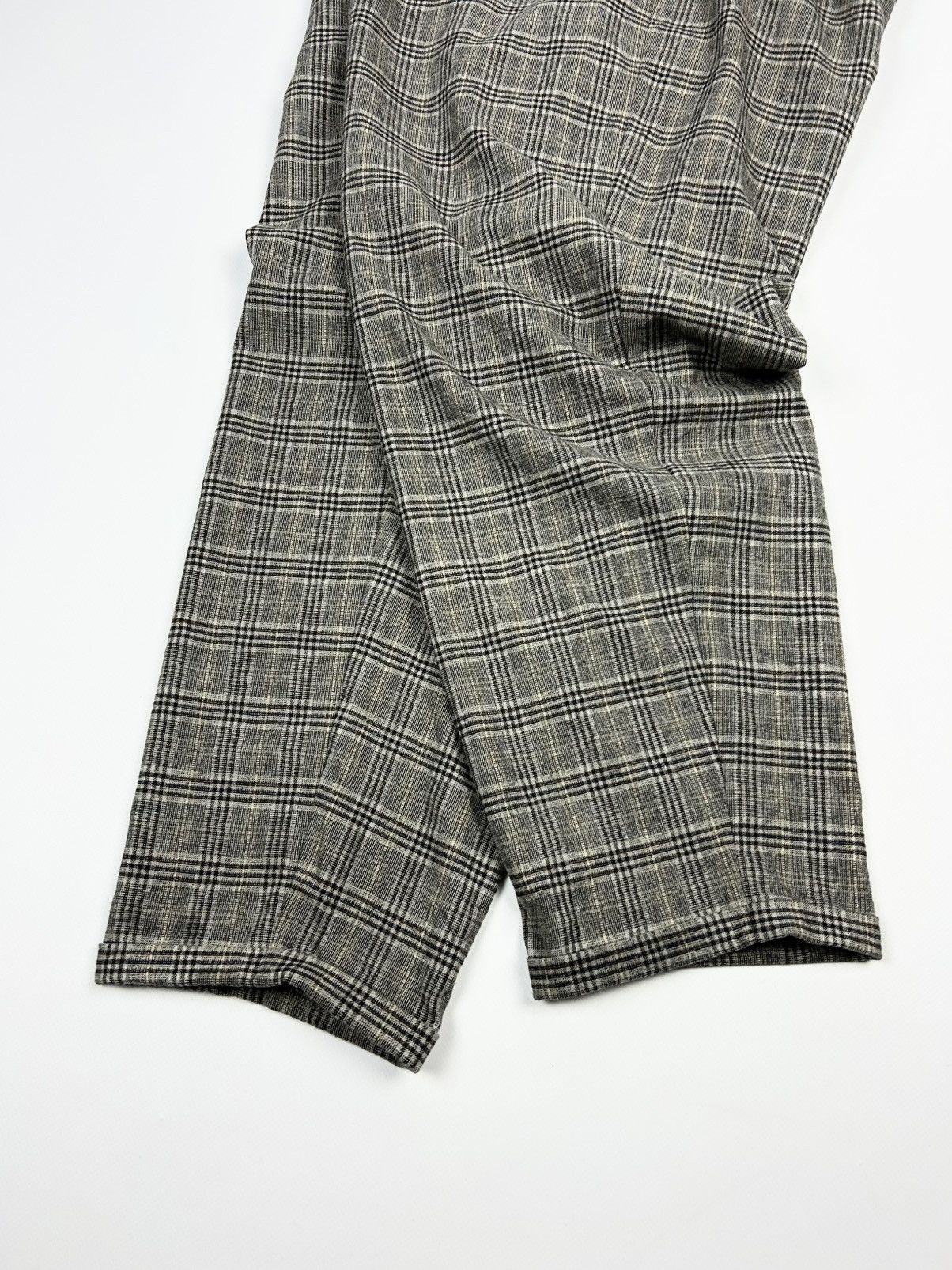 Annette Gortz × Designer × Vintage designer Annette Gortz check Trousers wool pants Size 28" / US 6 / IT 42 - 7 Thumbnail