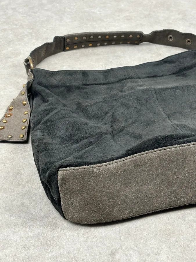Roberto Cavalli AW2008 Cavalli Black Fur Suede Shoulder Bag Size ONE SIZE - 8 Thumbnail