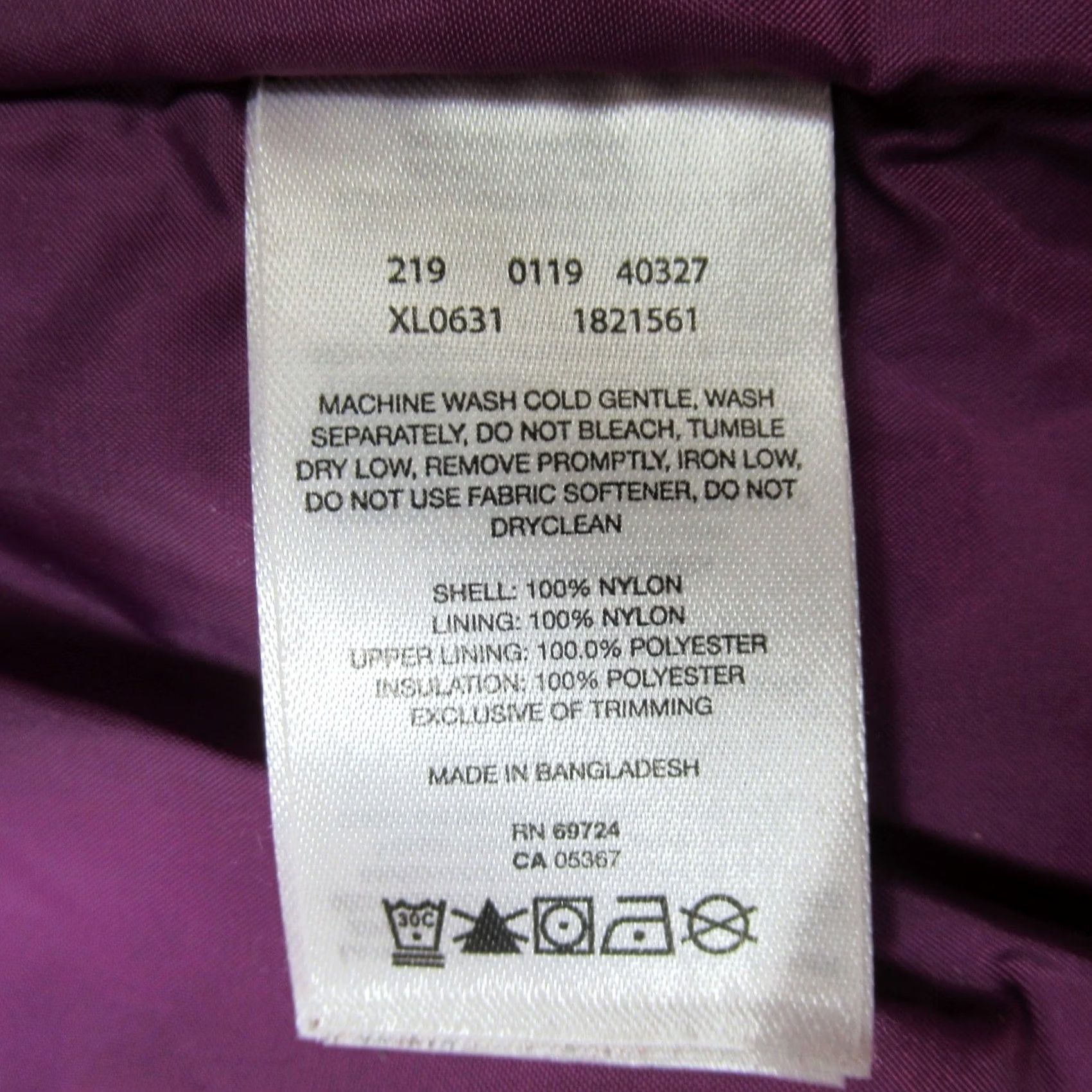 Rains Columbia Jacket Women Large Purple Insulated Switchback Sherpa FullZip Wind Rain Size L / US 10 / IT 46 - 5 Thumbnail