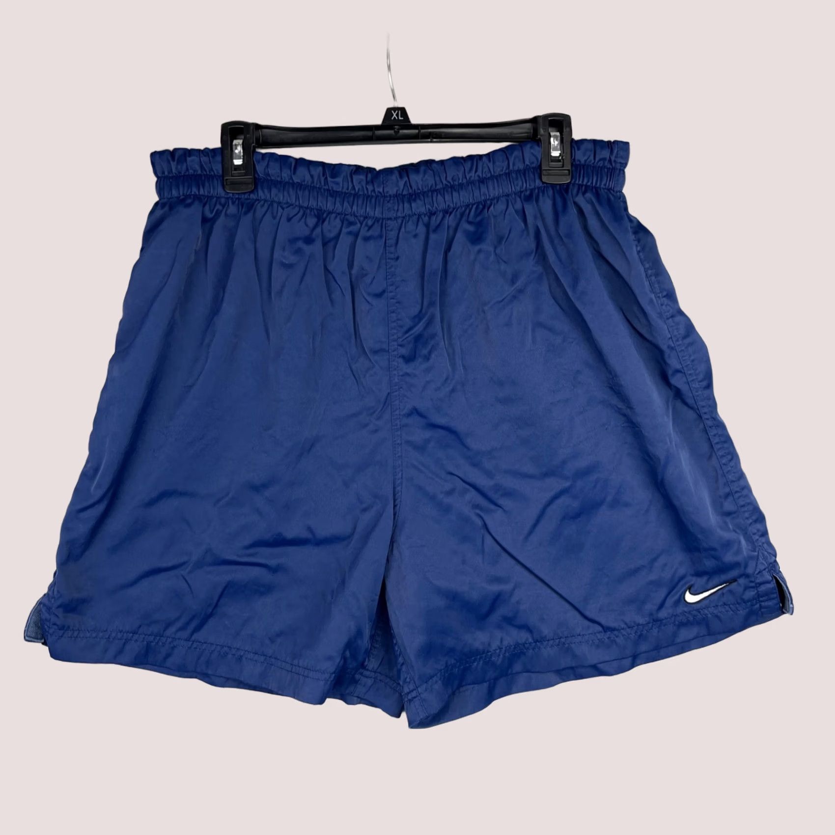 Nike Nike Shorts Men XL Navy 90s Vintage Athletic Drawstring Quick Dry Outdoor Sports Size US 36 / EU 52 - 1 Thumbnail