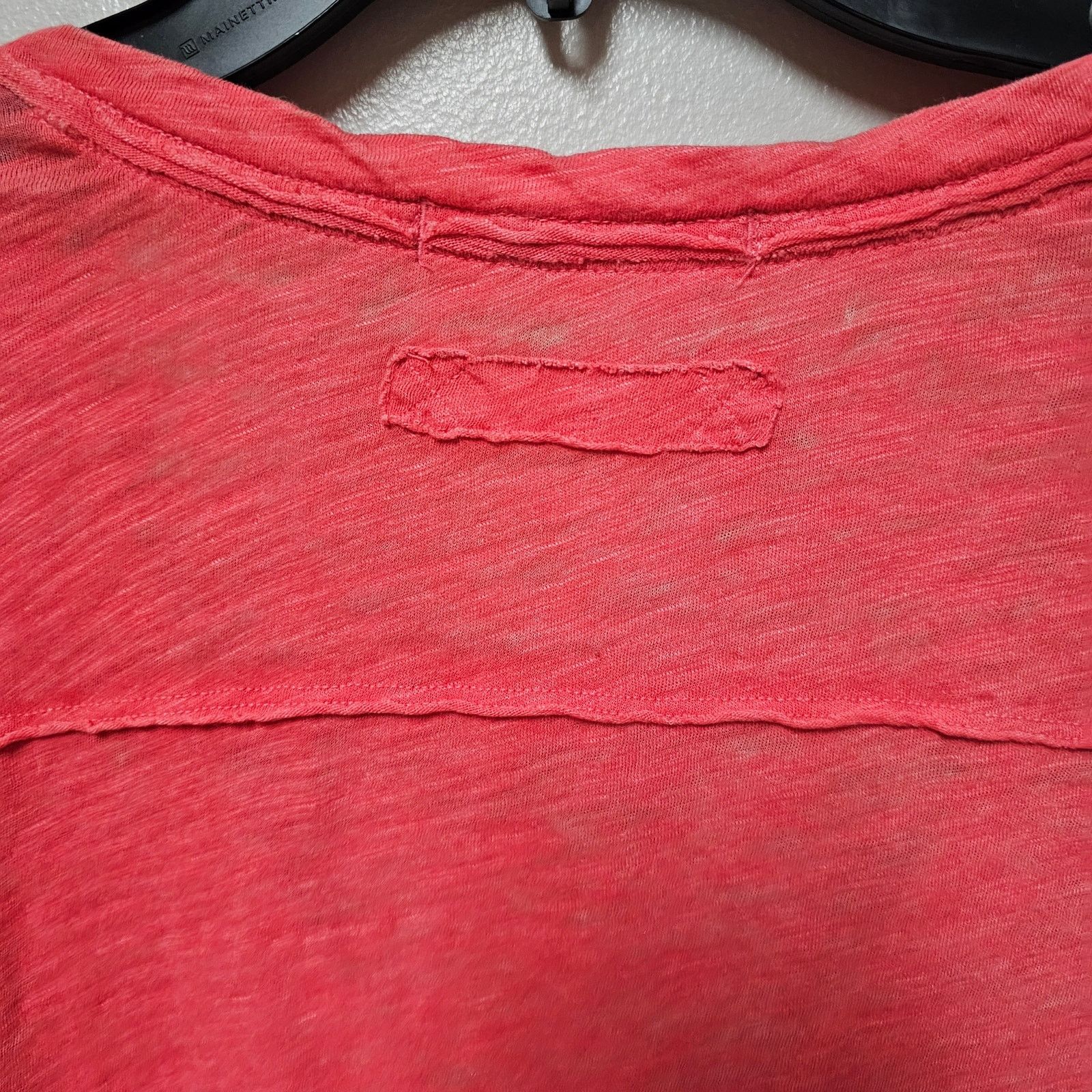 Free People We The Free Cotton Blend Melon Drop shoulder TShirt sz S Size S / US 4 / IT 40 - 3 Thumbnail