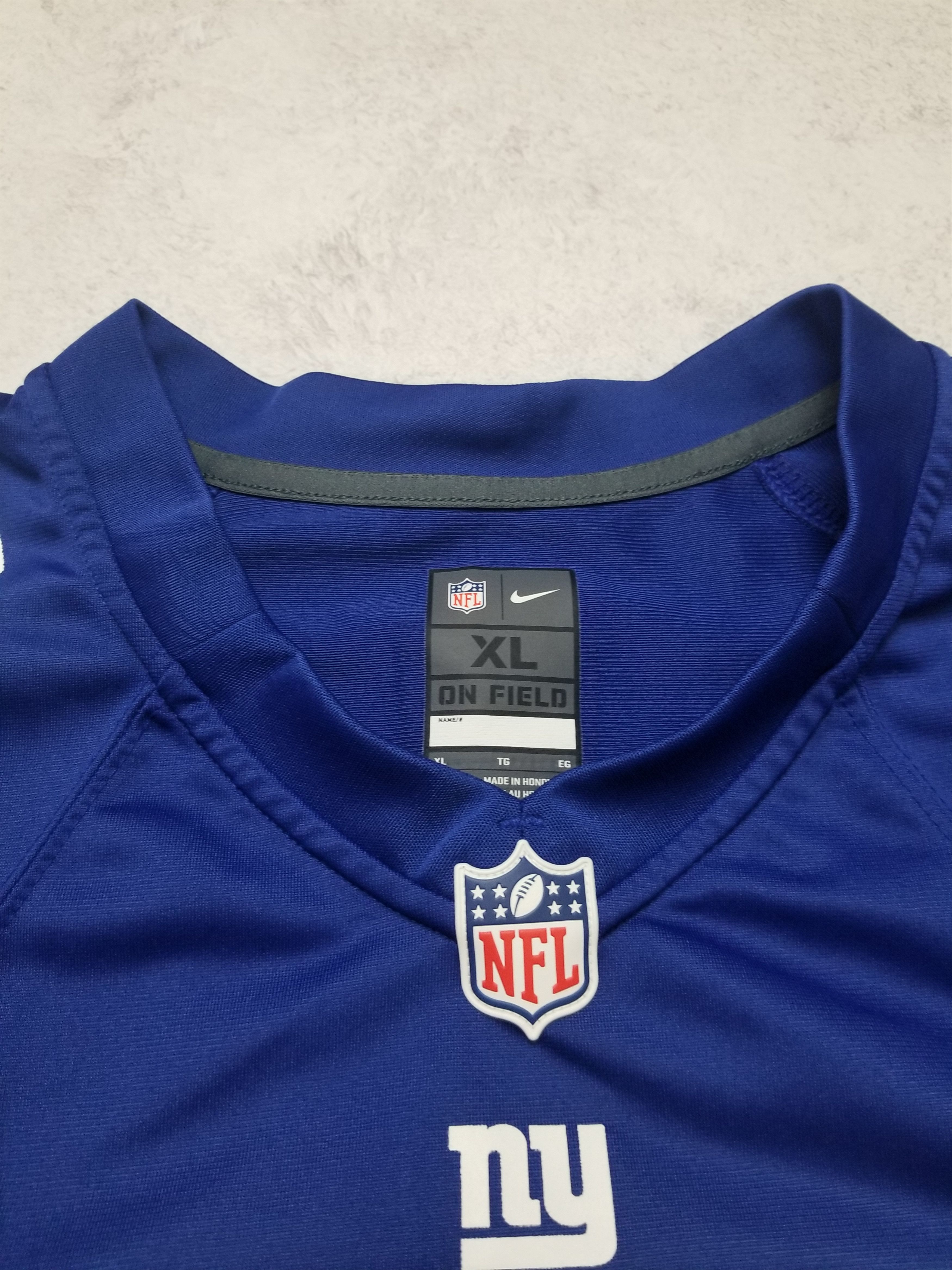 Nike Nike New York Giants #26 Saquon Barkley Onfield NFL Jersey Size US XL / EU 56 / 4 - 9 Thumbnail