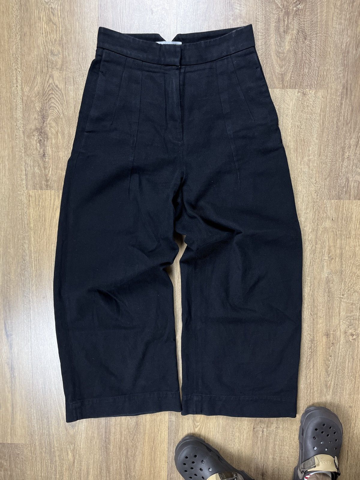 image of Designer Baggy Cathrine Hammel Loose Fit Pants Low Crotch Flow in Black, Men's (Size 30)