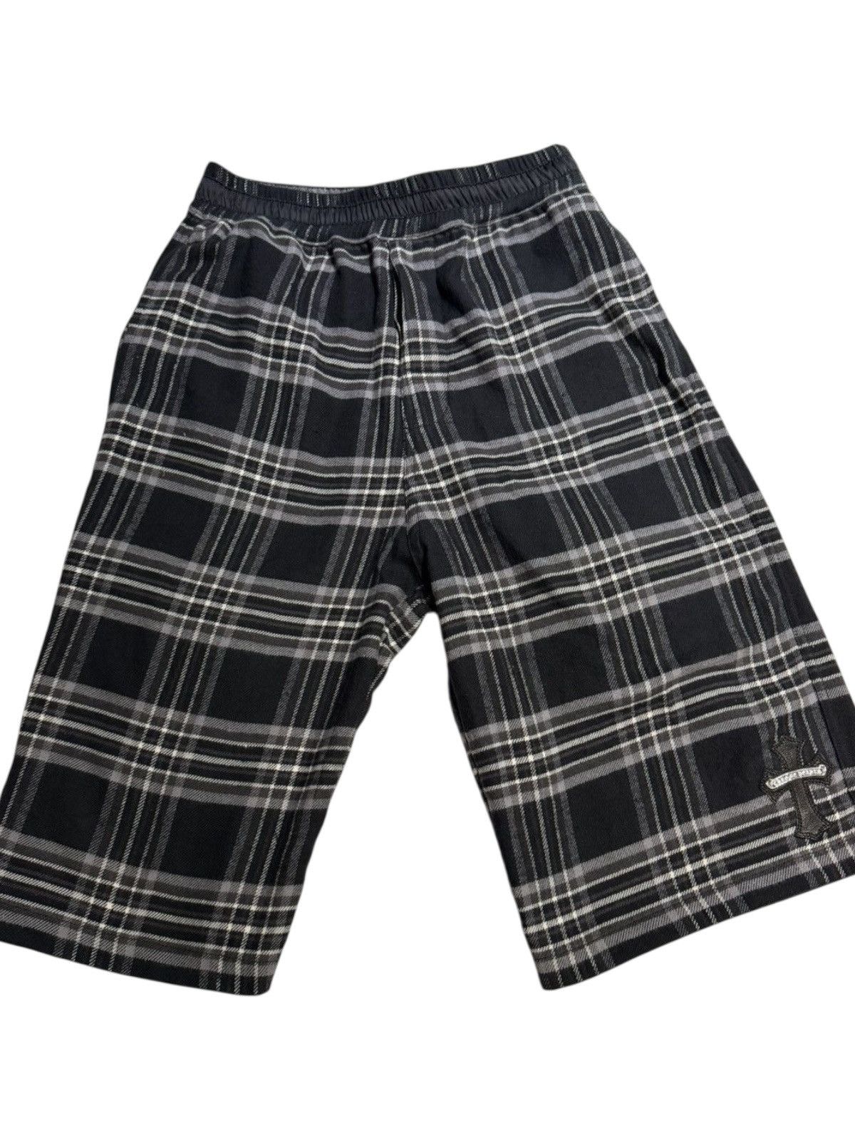 Chrome Hearts Chrome Hearts After School Flannel Shorts | Grailed