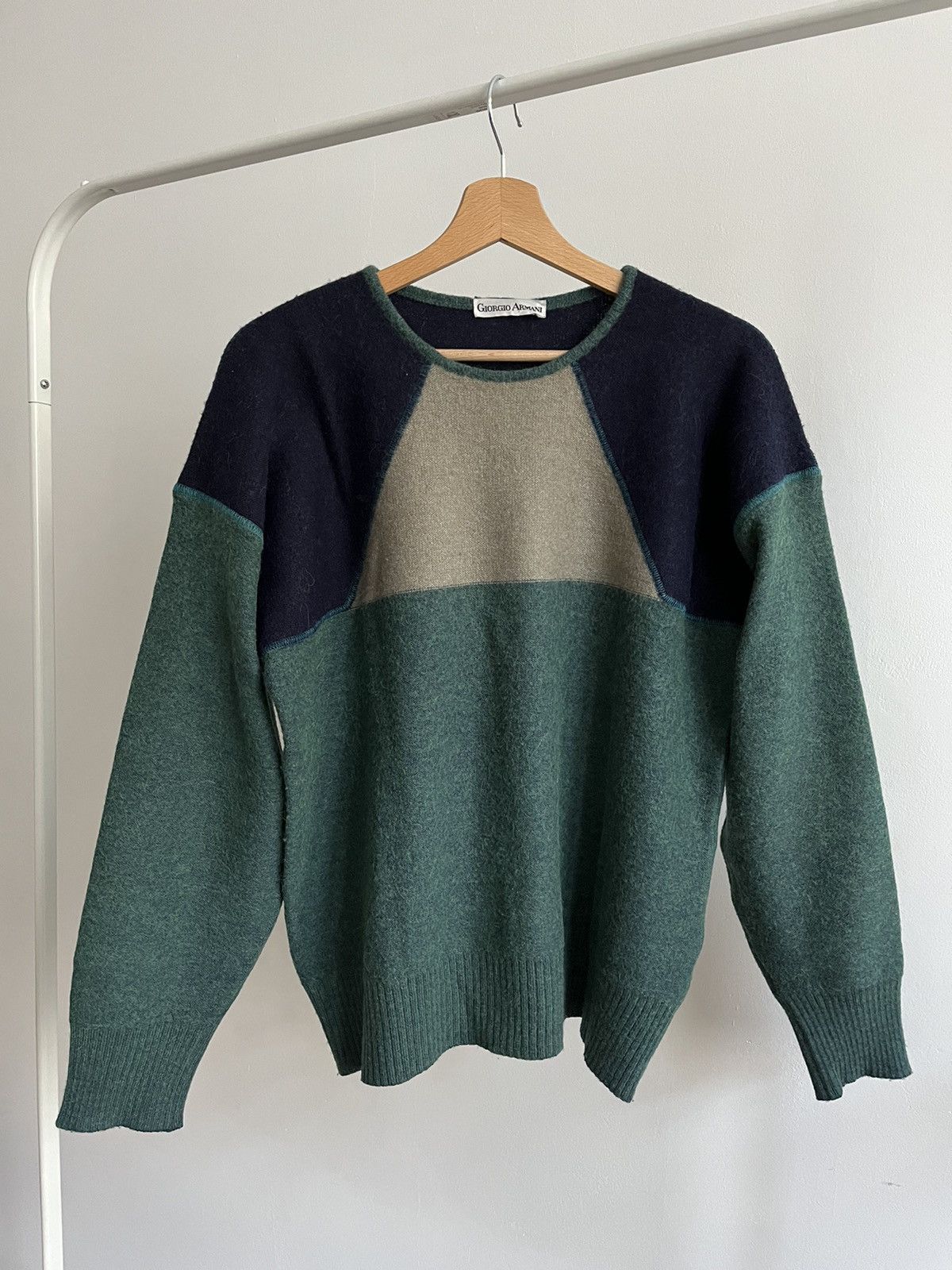 Vintage Wool Armani Sweater Tops