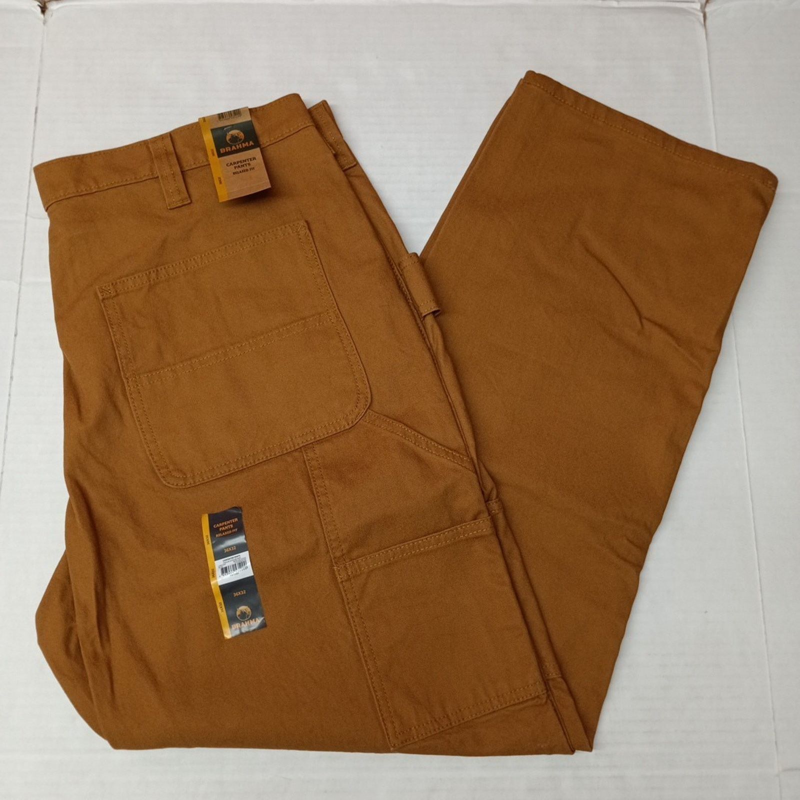 Other Brahma Work Carpenter Pants Men's Size 36x32 Relaxed Brown Size US 36 / EU 52 - 1 Thumbnail