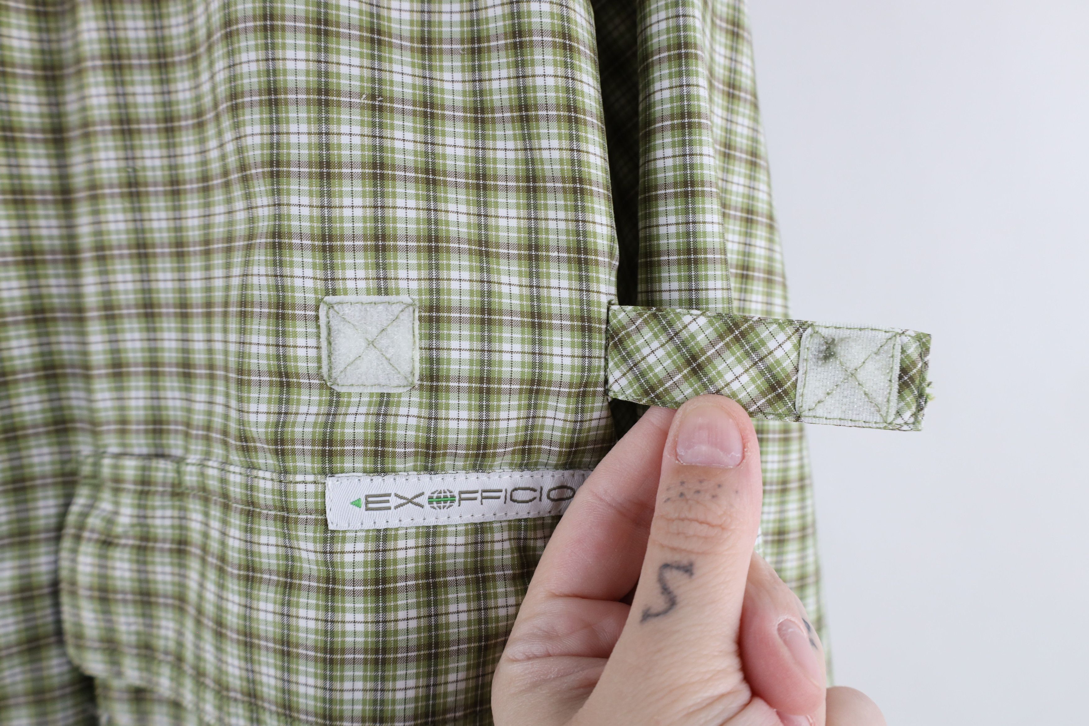 ExOfficio × Vintage ExOfficio Out Double Pocket Collared Button Down Shirt Plaid Size US L / EU 52-54 / 3 - 5 Thumbnail