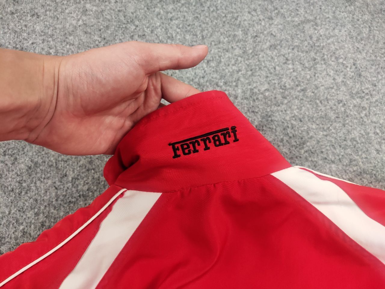 NASCAR Vintage Ferrari Red All logo Racing Bomber Jacket Y2K Style Size US M / EU 48-50 / 2 - 14 Thumbnail