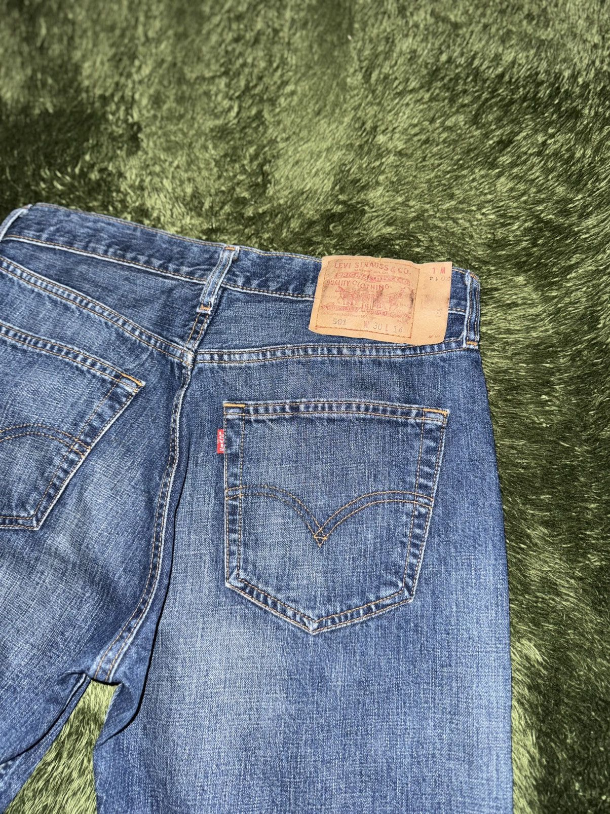 Levi's [30x14] Levi’s 501 Japan Release Button Fly Denim Shorts Size US 30 / EU 46 - 9 Thumbnail