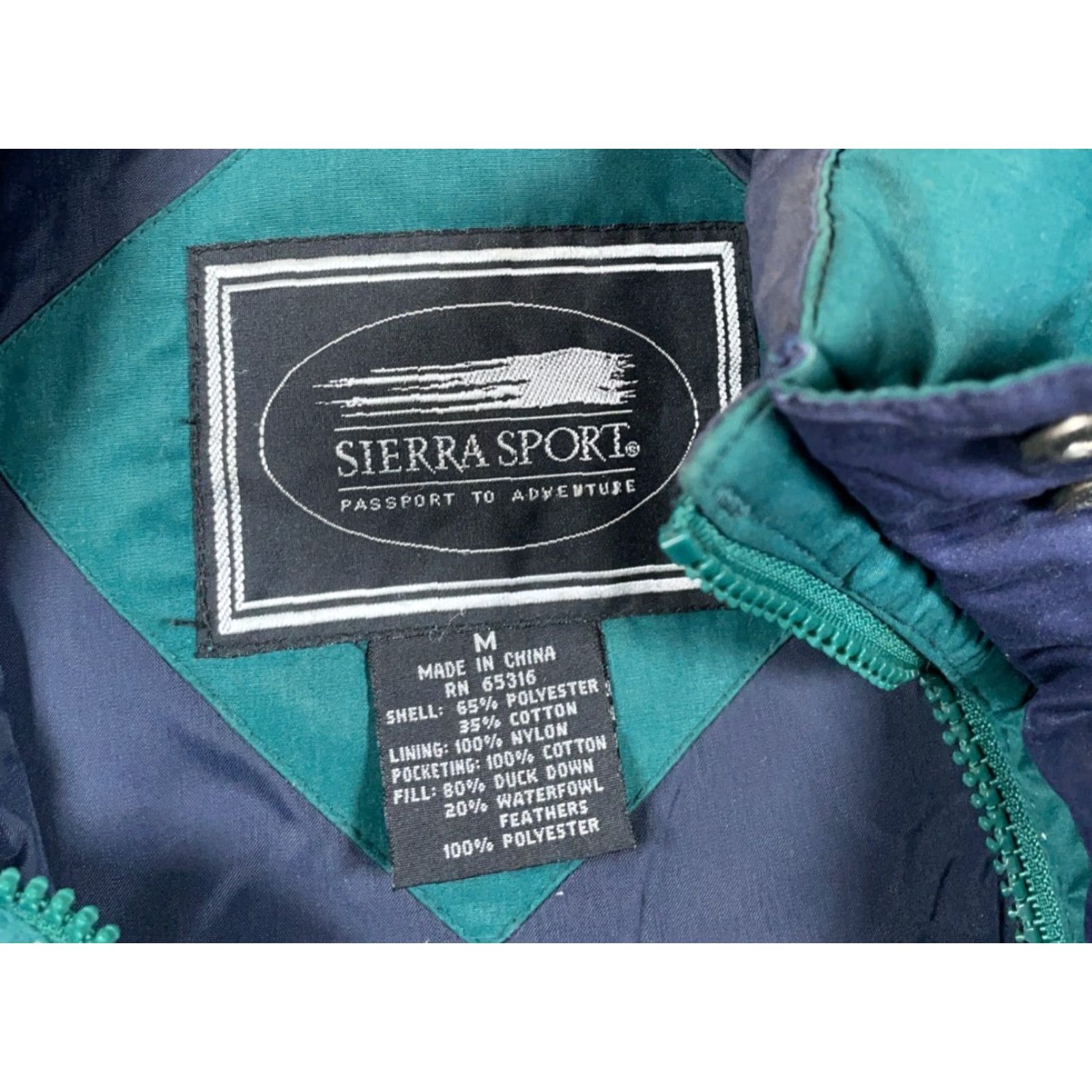 Etro VTG Sierra Sport Duck Down Puffer Vest Adult Medium Green Dark Blue Retro Size US M / EU 48-50 / 2 - 3 Thumbnail