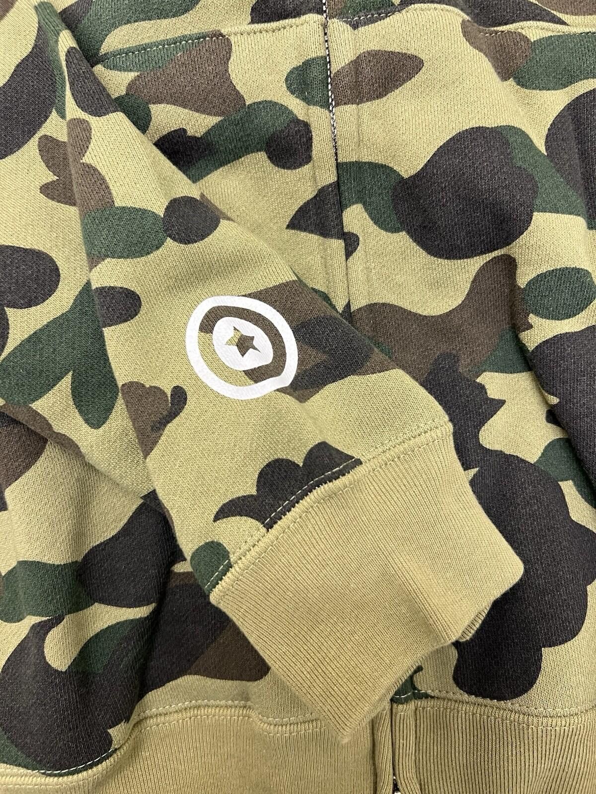 Bape BAPE by A Bathing Ape ABC Camo Green Shark Full Zip Hoodie Size US XXL / EU 58 / 5 - 8 Thumbnail