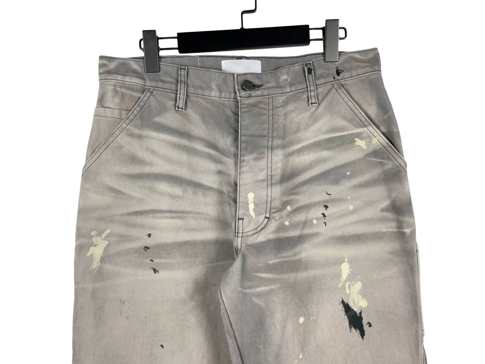 ALEXANDER DIGENOVA AD Painter Pants SS26 Distressed Washed Ink - Splatter 30 Size US 30 / EU 46 - 3 Thumbnail
