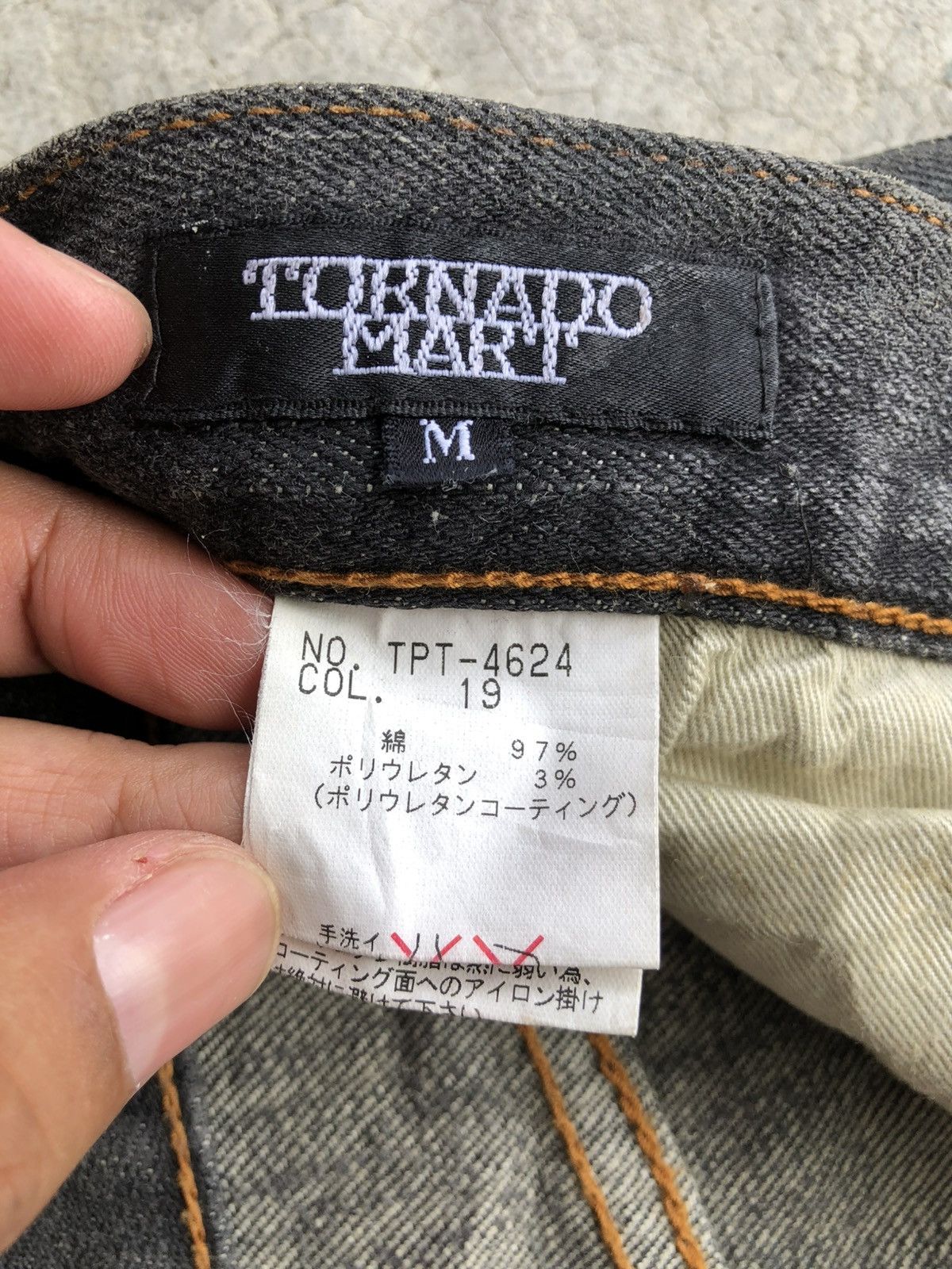 Tornado Mart Tornado Mart Flared Jeans Wax Jeans Size US 30 / EU 46 - 18 Thumbnail