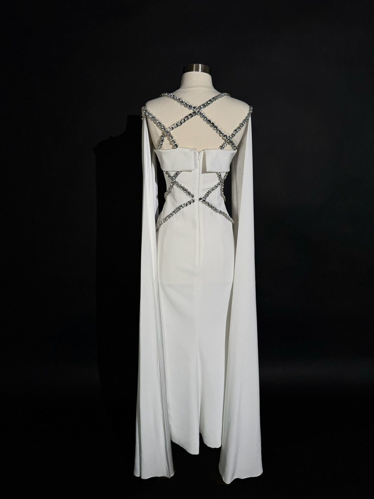 Other Brand New US 4 Georges Hobeika Evening Gown Stones Detailed Size S / US 4 / IT 40 - 7 Thumbnail