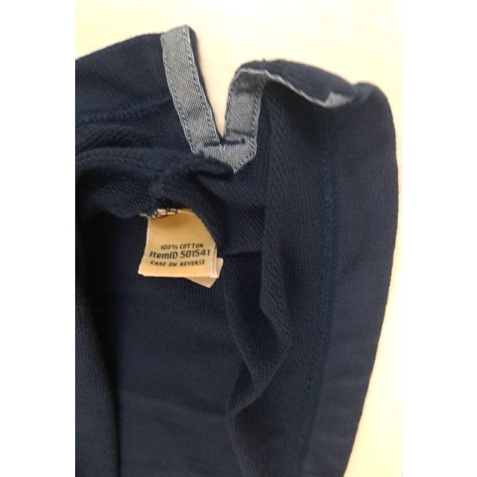 Vintage VINTAGE L.L. Bean Sweater 1/4 Zip Cotton Fleece Navy Large Casual Unisex Adults Long Sleeve Pullover Zipper Size US L / EU 52-54 / 3 - 4 Thumbnail
