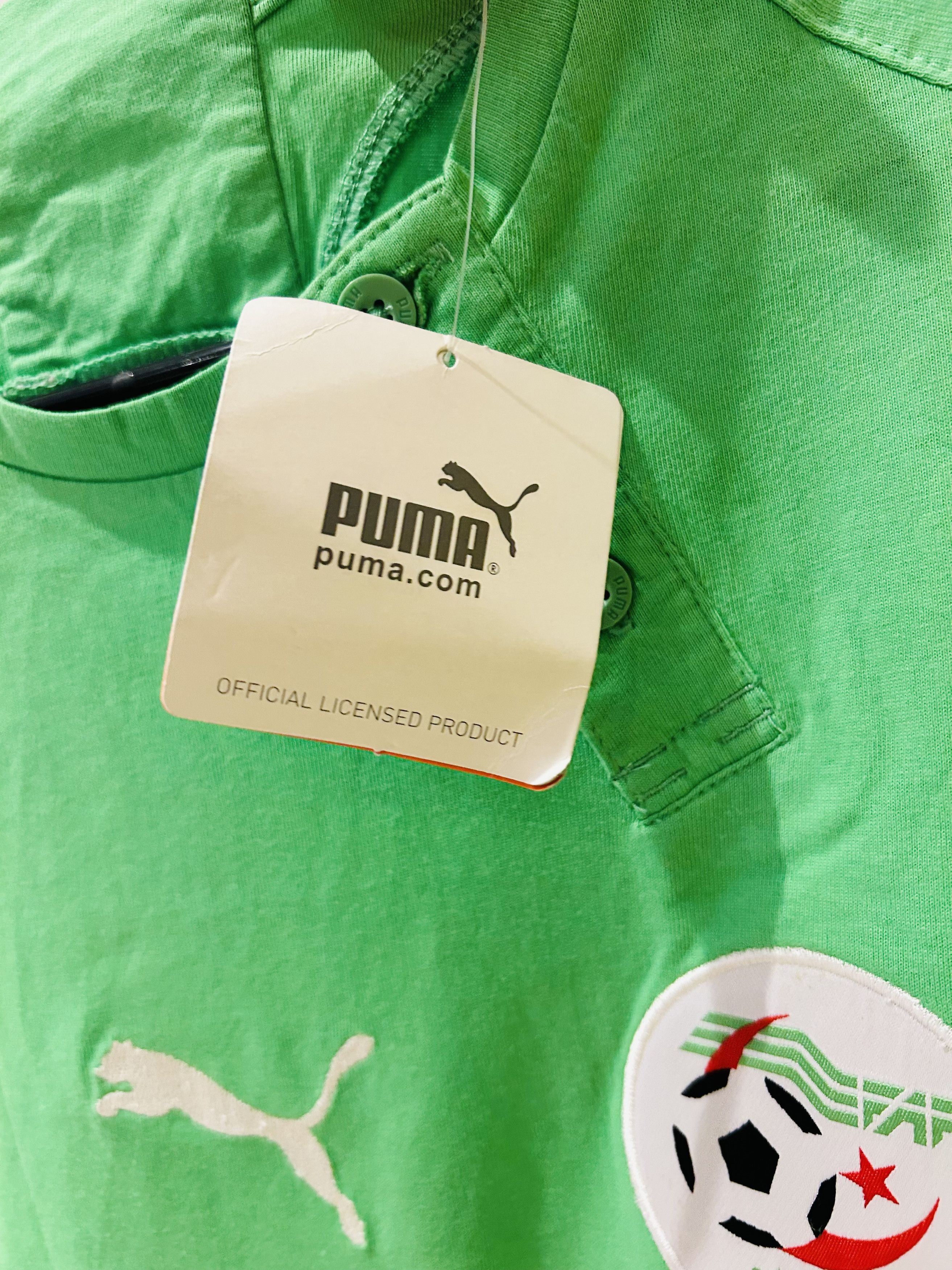 Puma Algeria 2010 puma cotton shirt Size US L / EU 52-54 / 3 - 2 Thumbnail