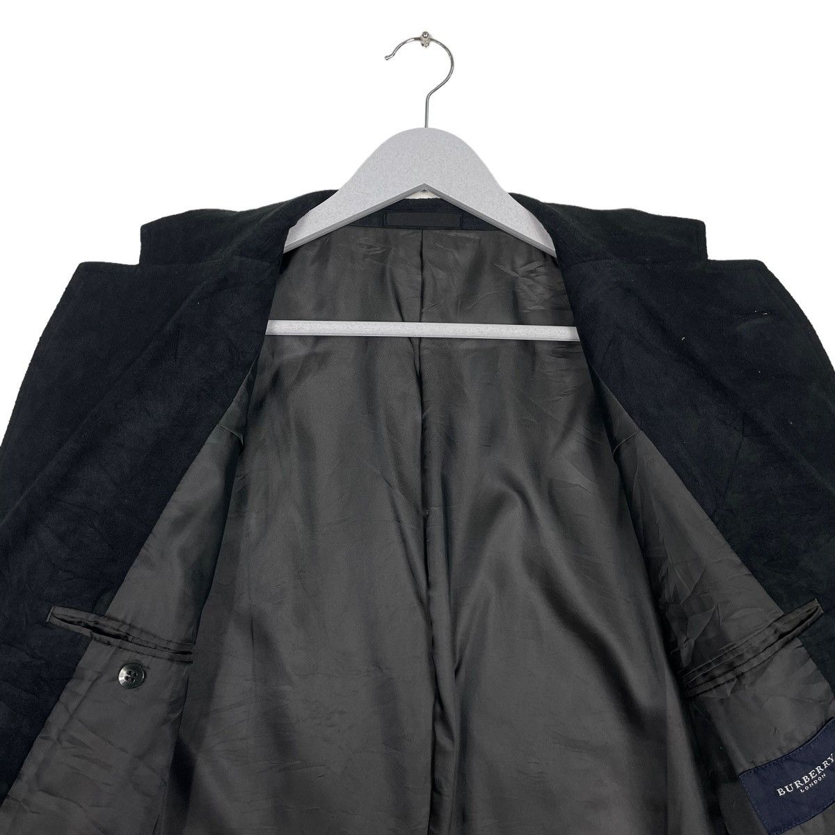 Burberry 💥BURBERRY LONDON BLACK VELVET JACKET Size US L / EU 52-54 / 3 - 11 Thumbnail