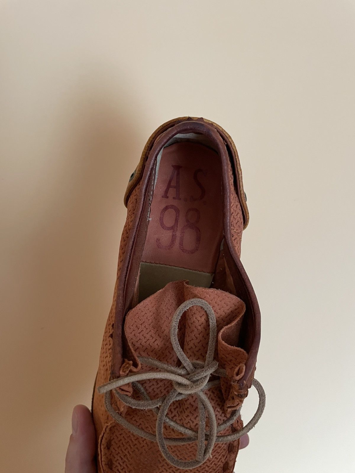 A.S.98 A.S.98 Leather Boat Reddish Brown Loafers Air Step Size US 8 / EU 41 - 16 Thumbnail