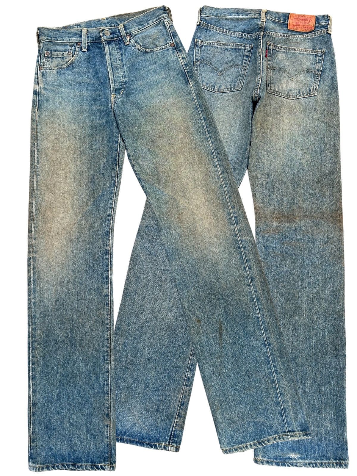 Kapital Vintage Levis Big E Selvedge Rusty Distressed Denim Jeans Size US 29 - 1 Thumbnail