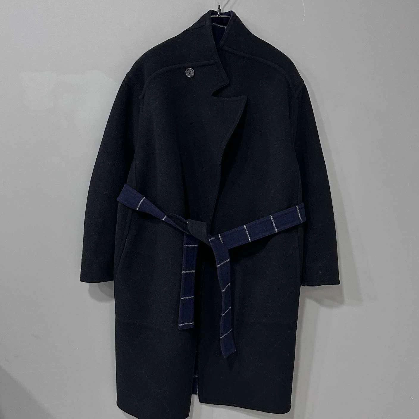 Louis Vuitton Reversible plaid wool coat with belt, LV/Louis Vuitton Size XXS / US 00 / IT 34 - 3 Thumbnail