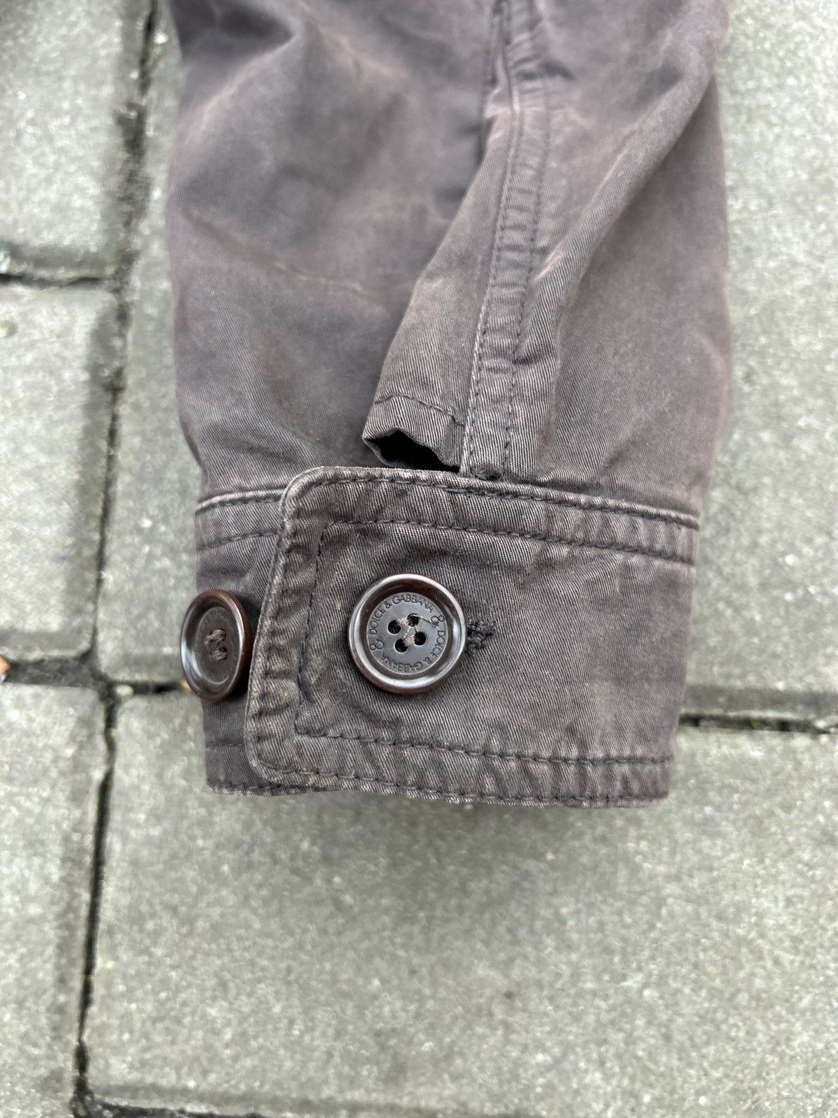 Dolce & Gabbana Dolce & Gabbana Chocolate Brown Utility Coat 1990's Size S / US 4 / IT 40 - 12 Thumbnail