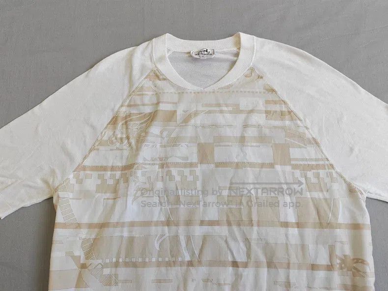 Hermes Hermes Knit short-sleeve T-shirt, 100% Sea Island cotton b Size US XL / EU 56 / 4 - 3 Thumbnail