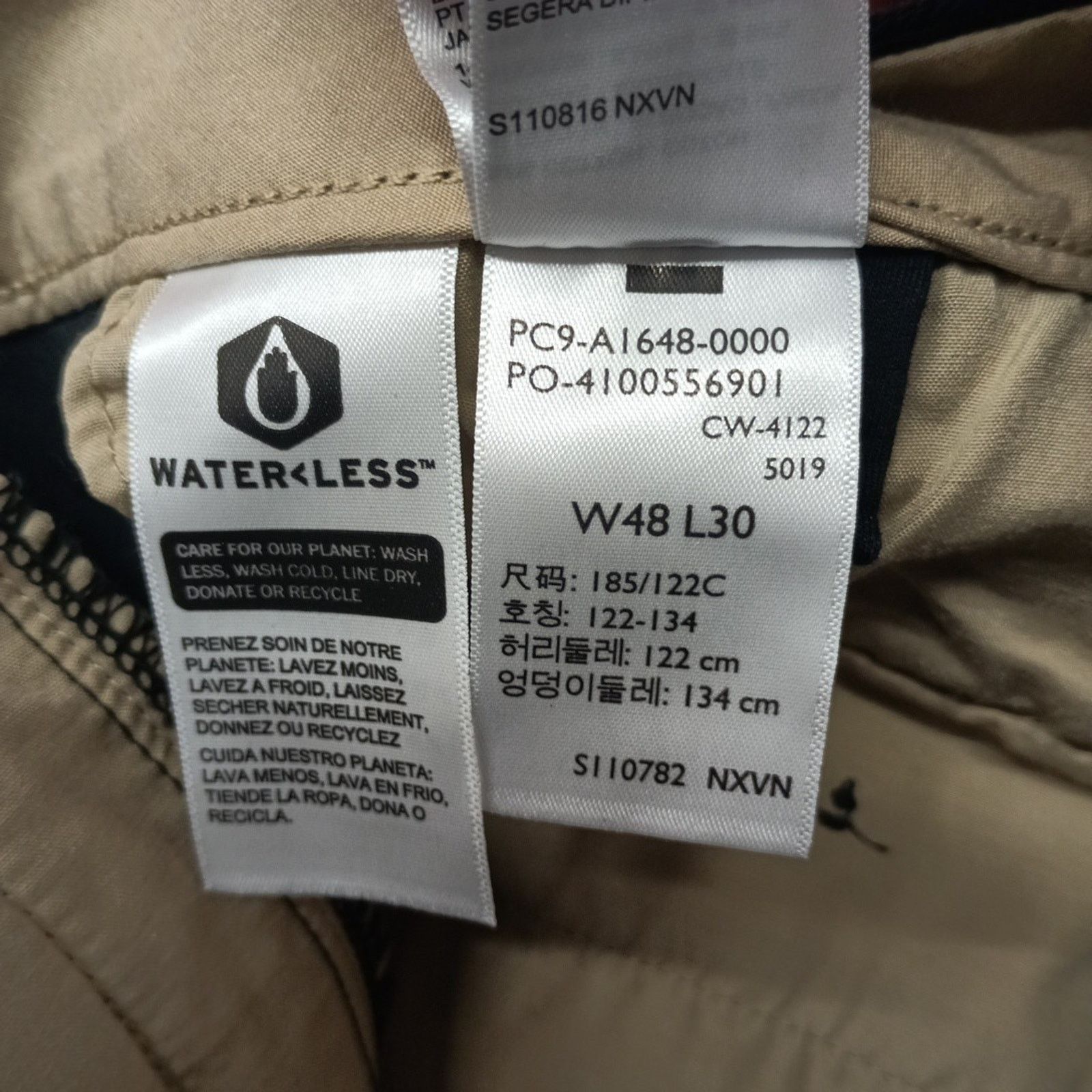 Dockers Dockers Comfort Knit Chino Pants Men's Size 48x30 Black Size US 44 / EU 60 - 6 Thumbnail