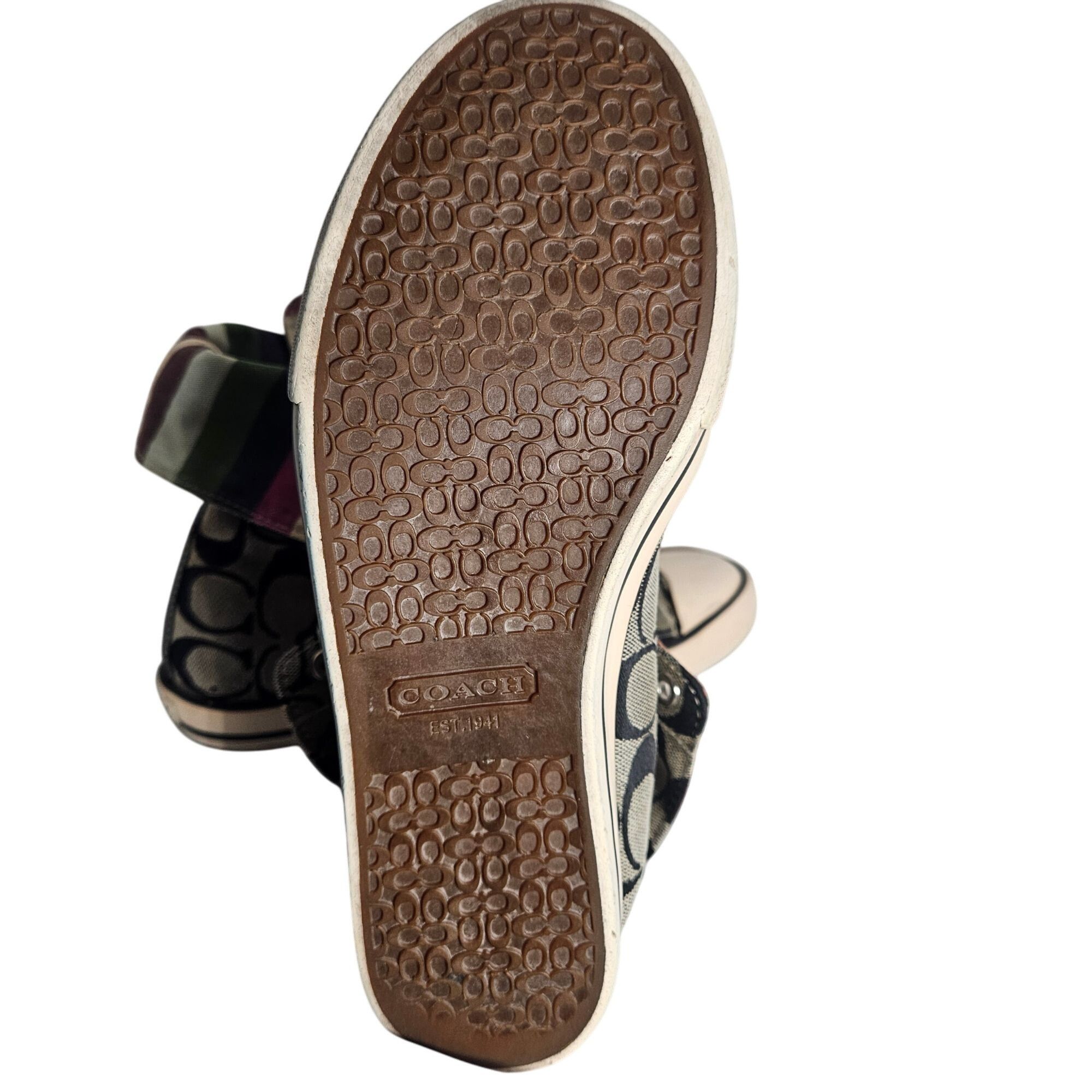 Coach Coach Women’s Bonney High-Top Sneaker Canvas 7 Retro Y2K Size US 7 / IT 37 - 7 Thumbnail