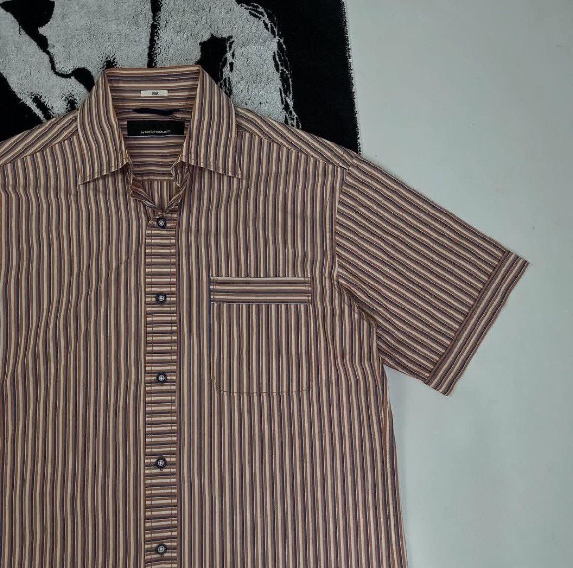 Japanese Brand × Kansai Yamamoto Kansai Yamamoto Stripe Shirt Size US M / EU 48-50 / 2 - 3 Thumbnail