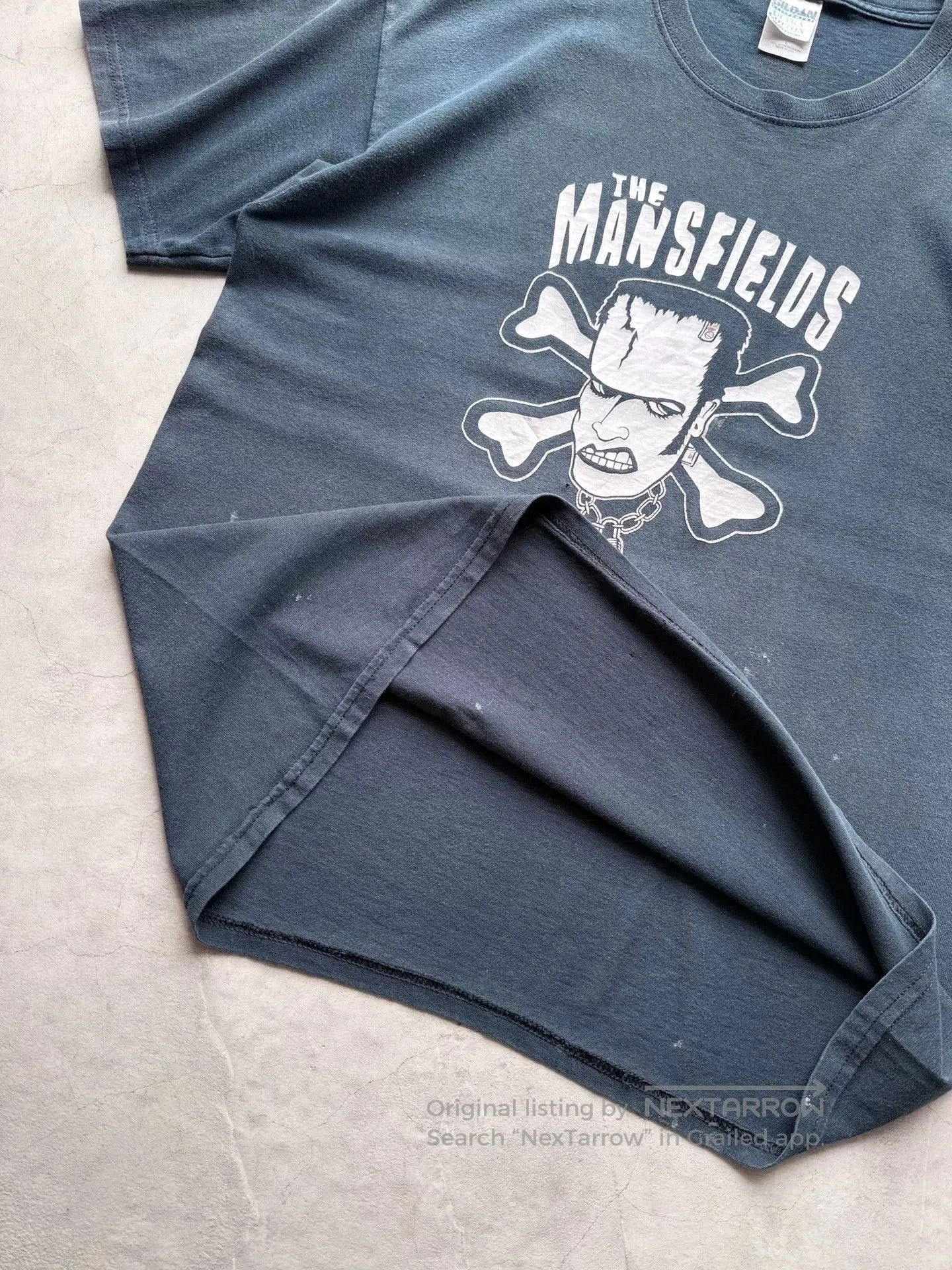 Vintage Vintage 90s The Mansfields Band Tee. Size US L / EU 52-54 / 3 - 4 Thumbnail